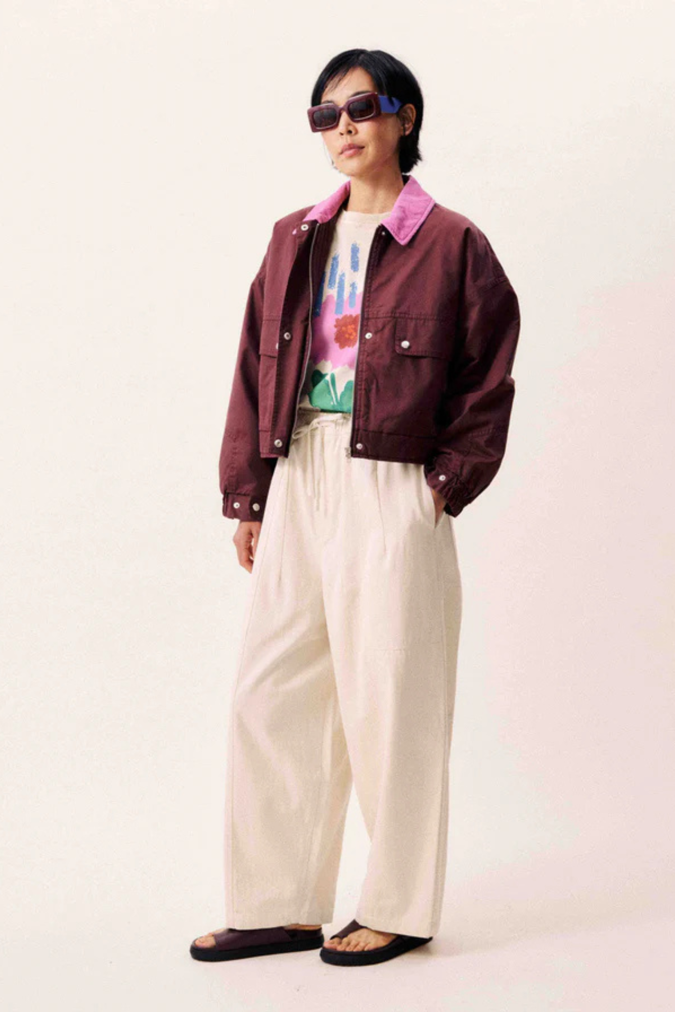 TIGRESSA VEST - BORDEAUX