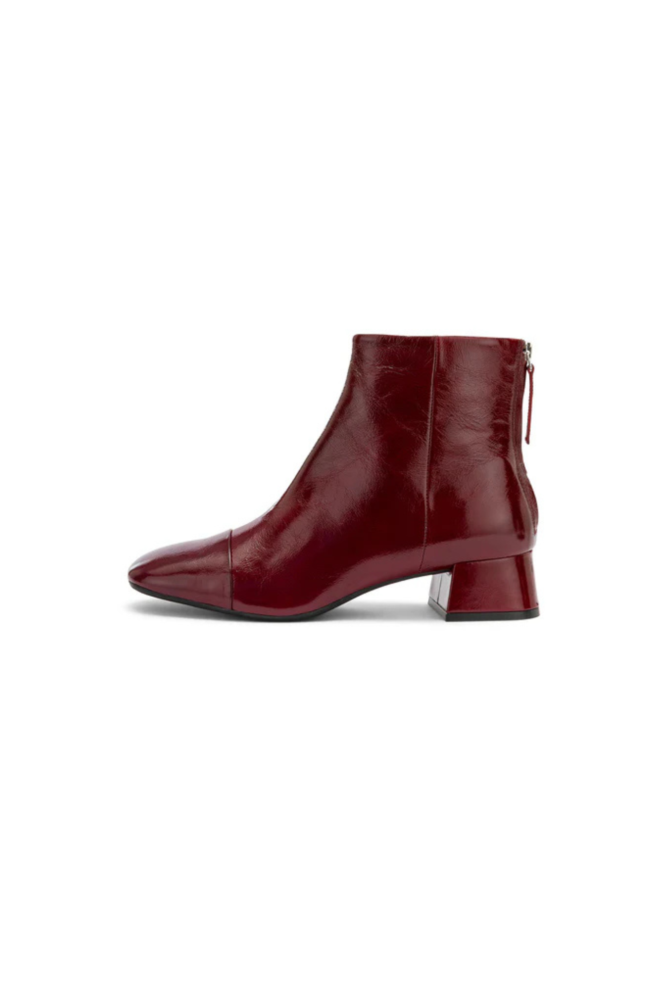 ROSE BACK VENICE BOOTS - BURGUNDY