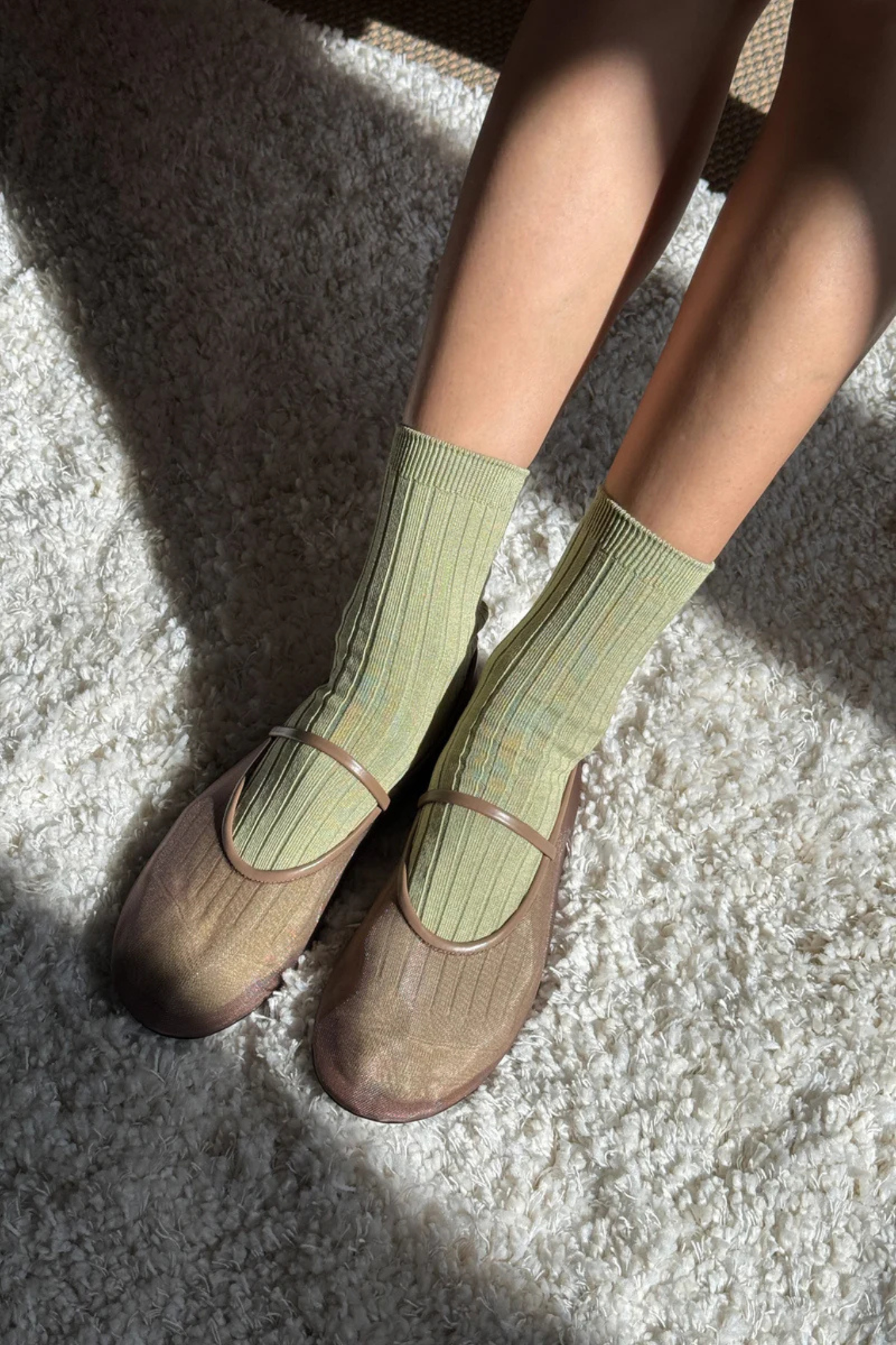 HER SOCKS MC COTTON - AVOCADO