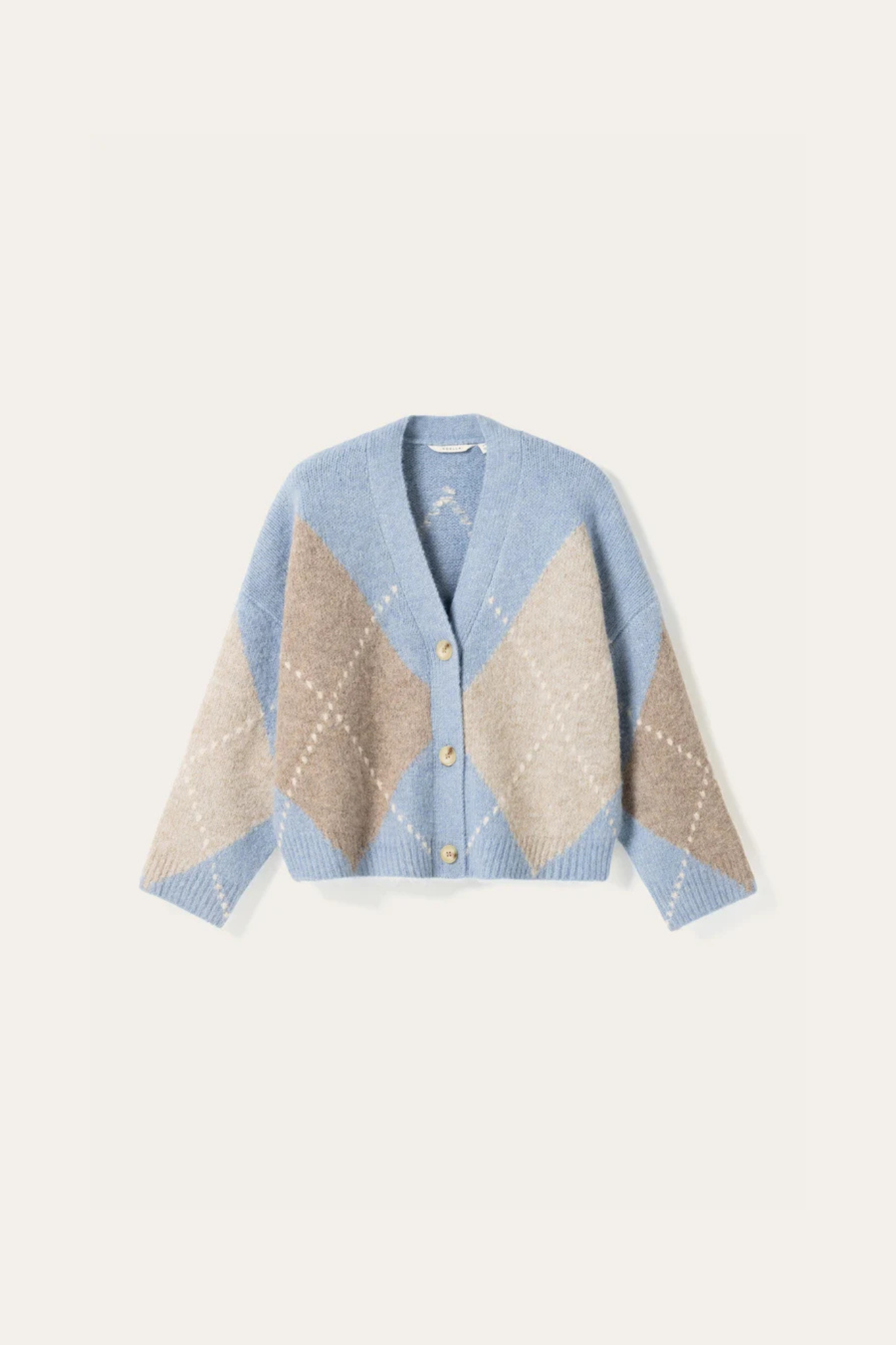 LAIANA KNIT CARDIGAN - SKY BLUE MIX