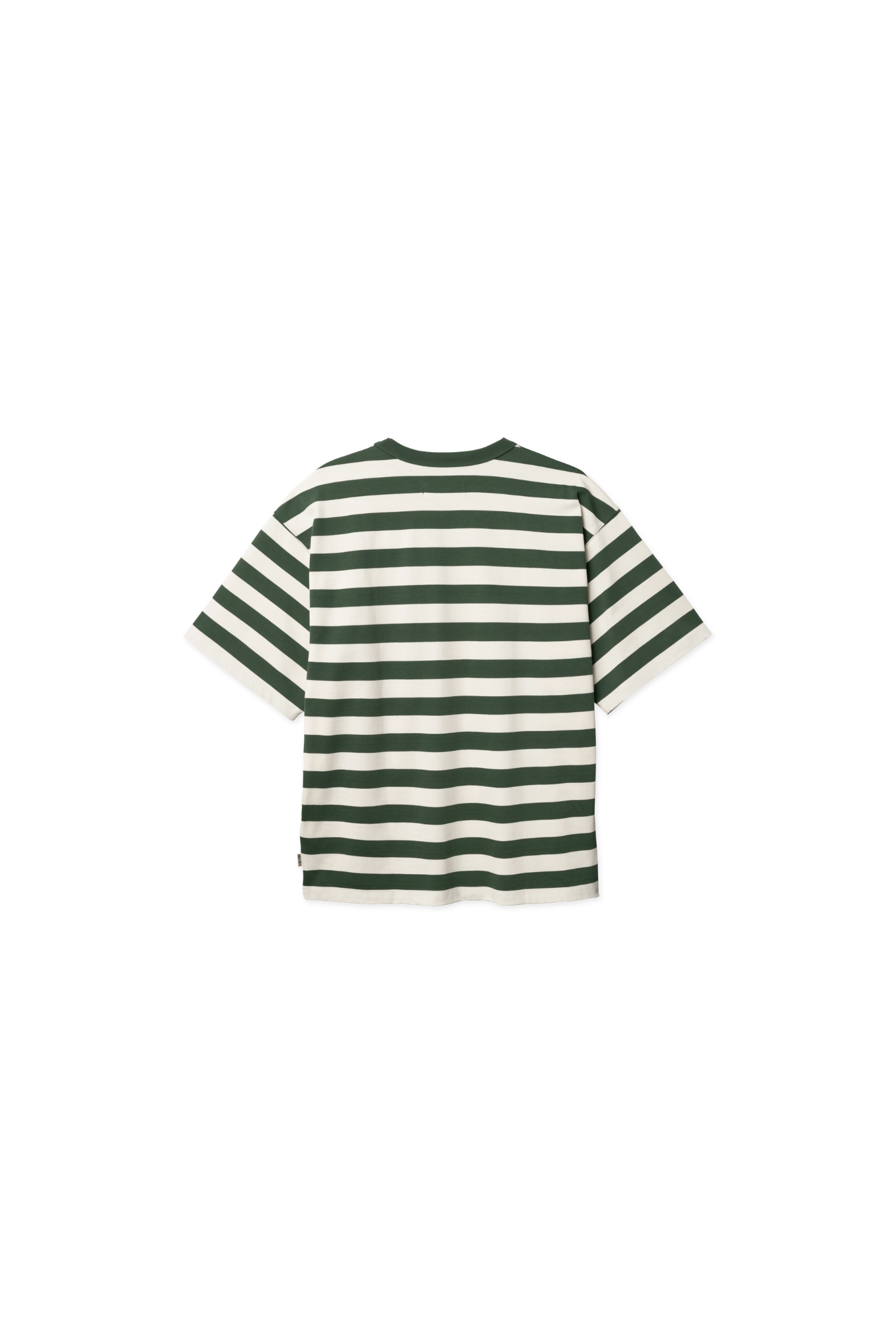 BEAM STRIPE T-SHIRT - PINE GREEN