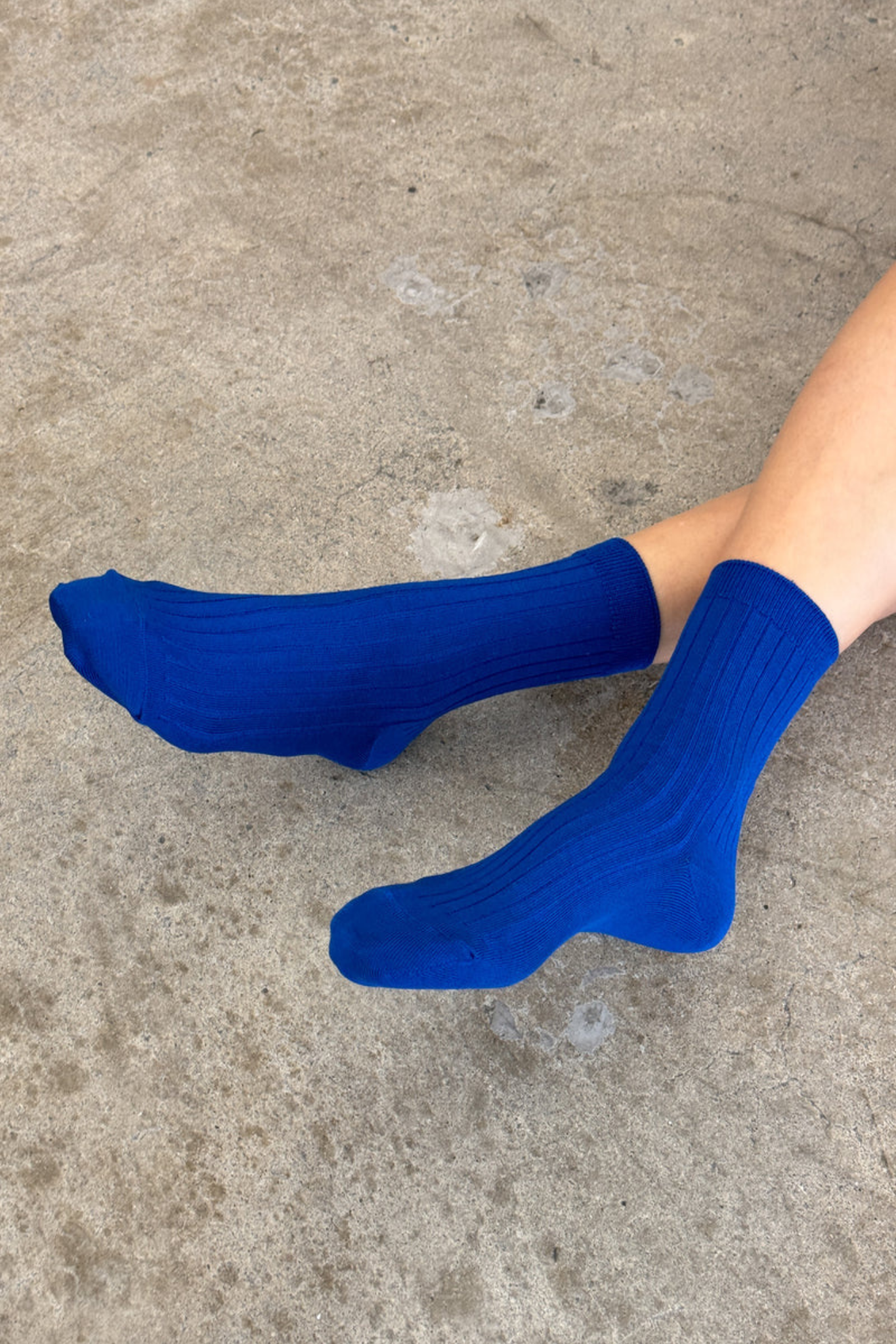 HER SOCKS MC COTTON - COBALT
