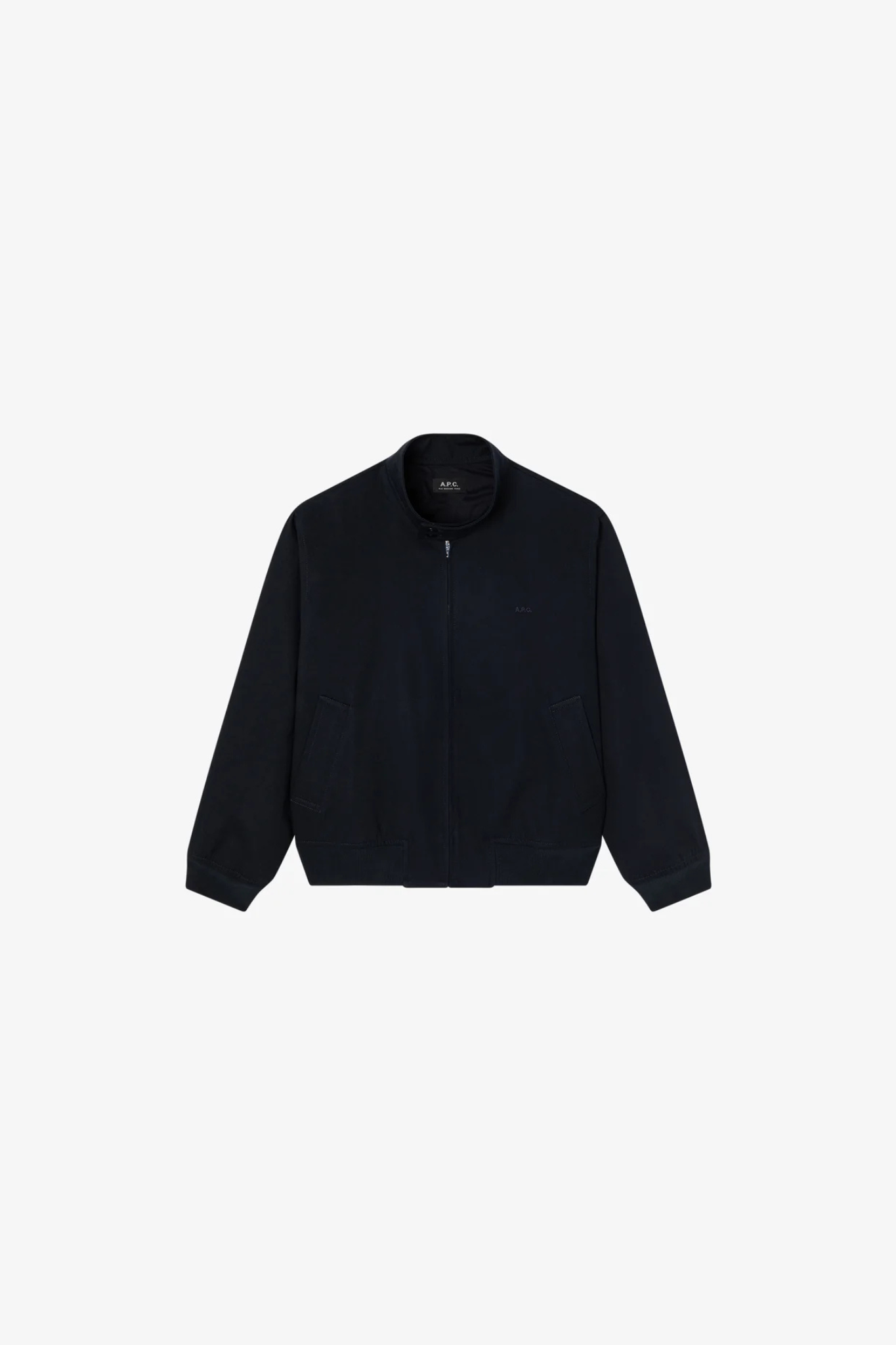 ZIPPED JACKET - DARK NAVY