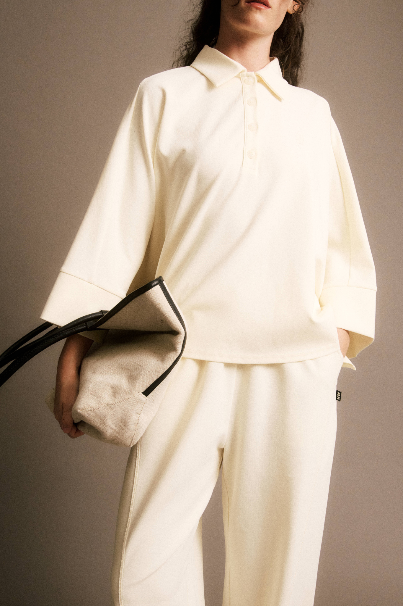 TONY POLOSHIRT - CREME