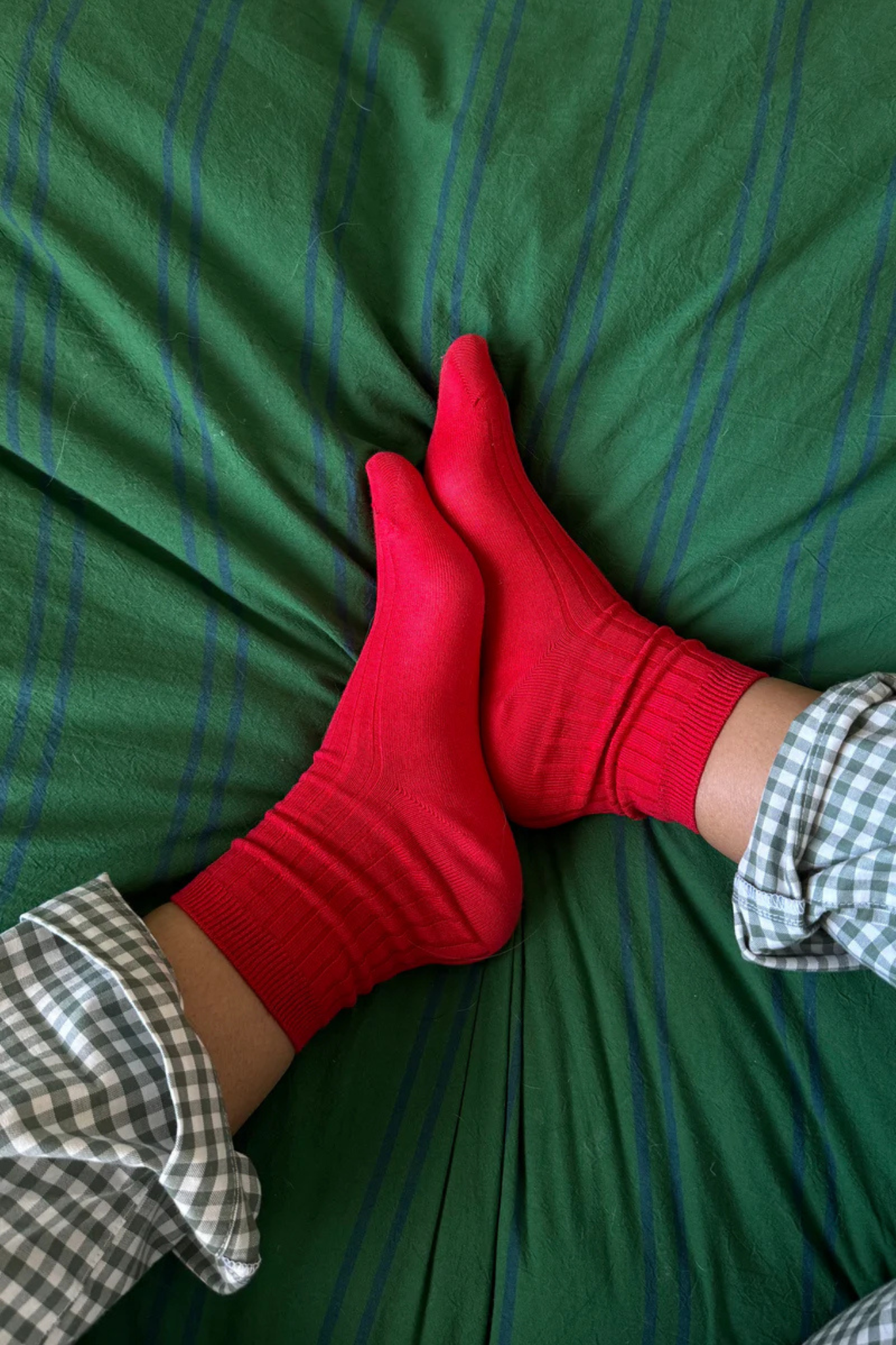 HER SOCKS MC COTTON - CLASSIC RED