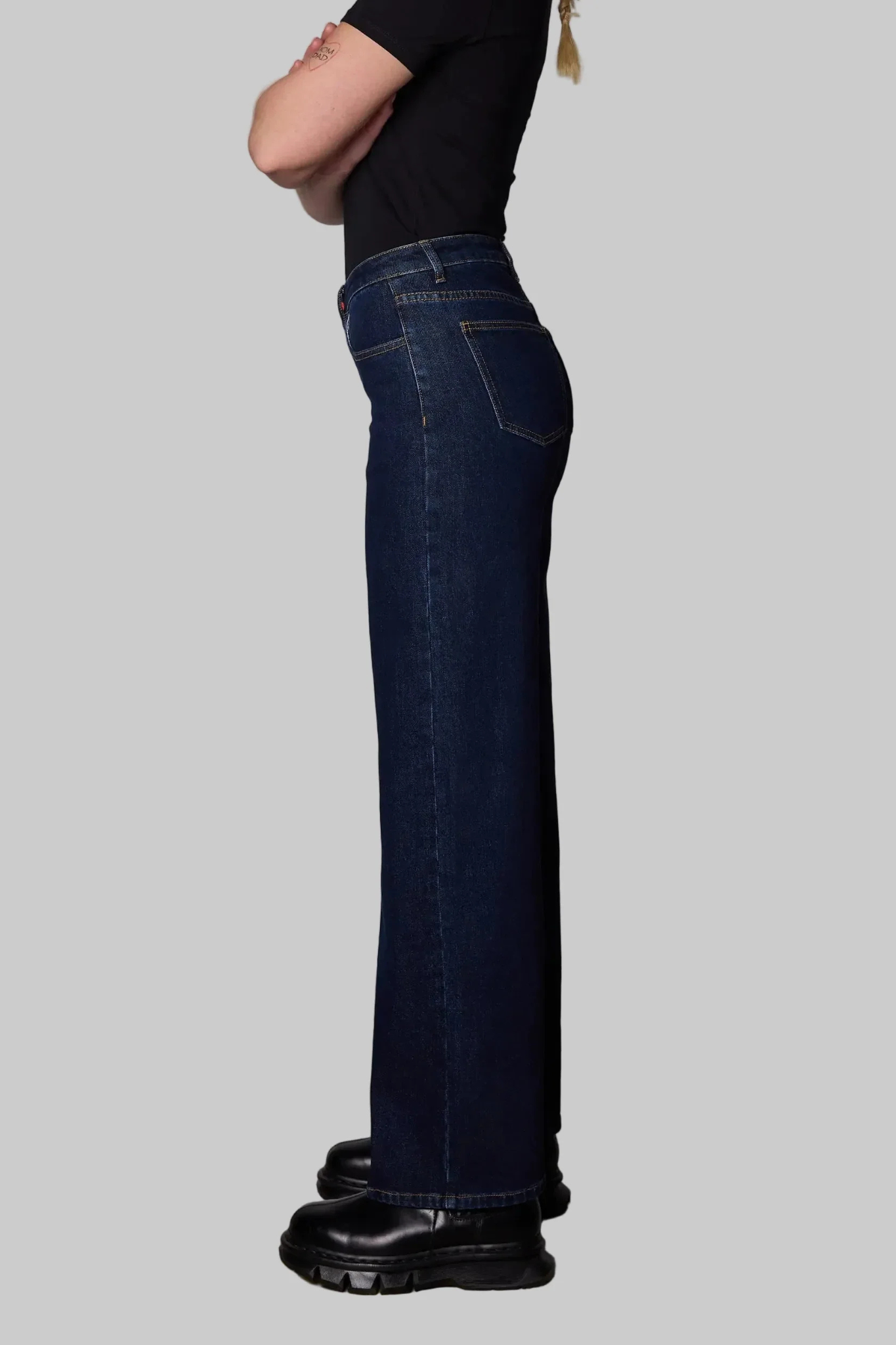 WIDE JEANS - EVENING BLUE