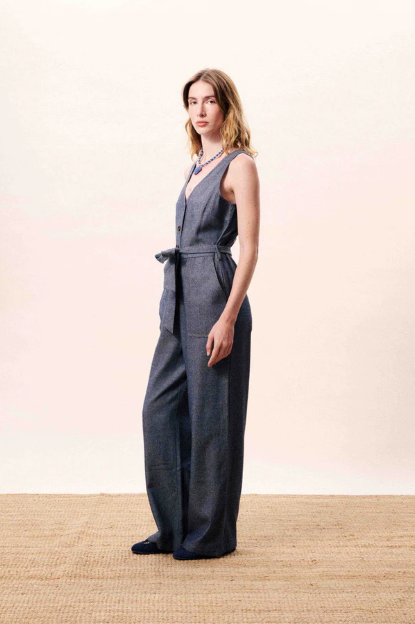 VICHAYITO JUMPSUITS - NAVY BLUE