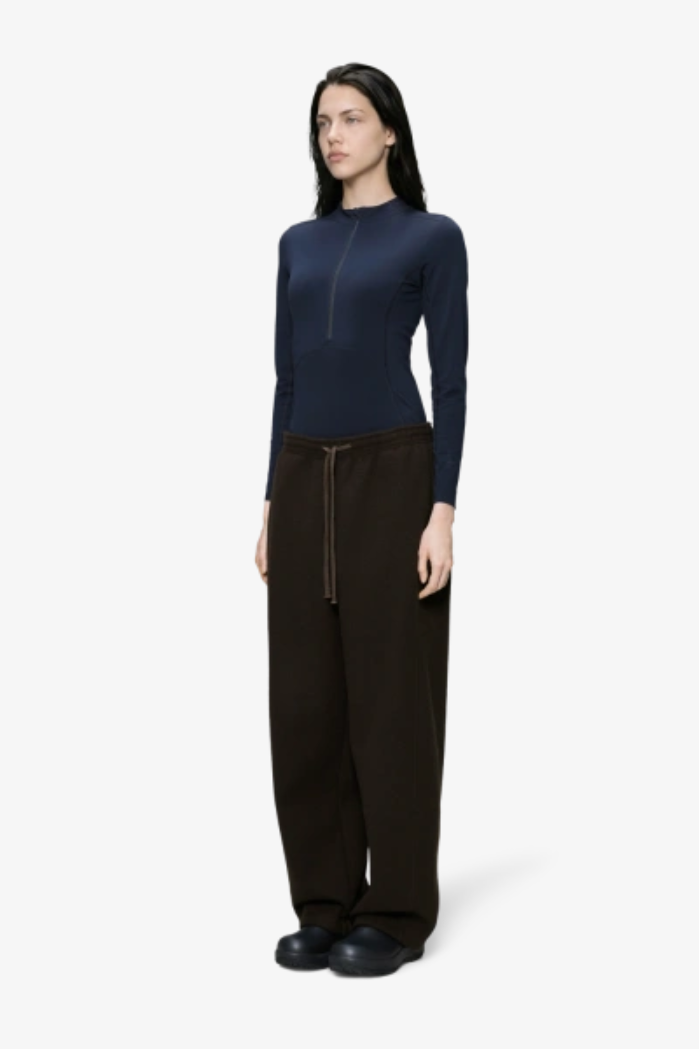 FLEECE PANTS - BARK