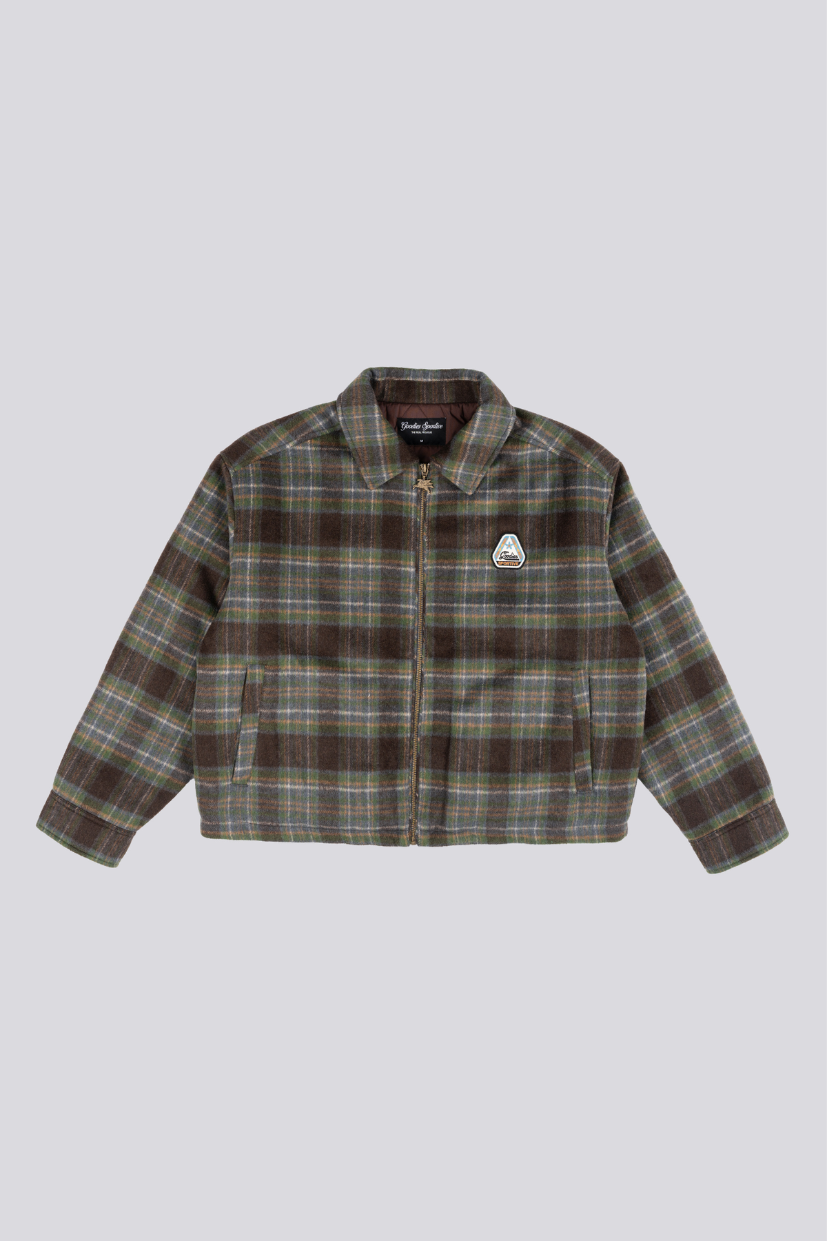 RETRO FIELD CHECK OVERSHIRT - GREEN/BLACK