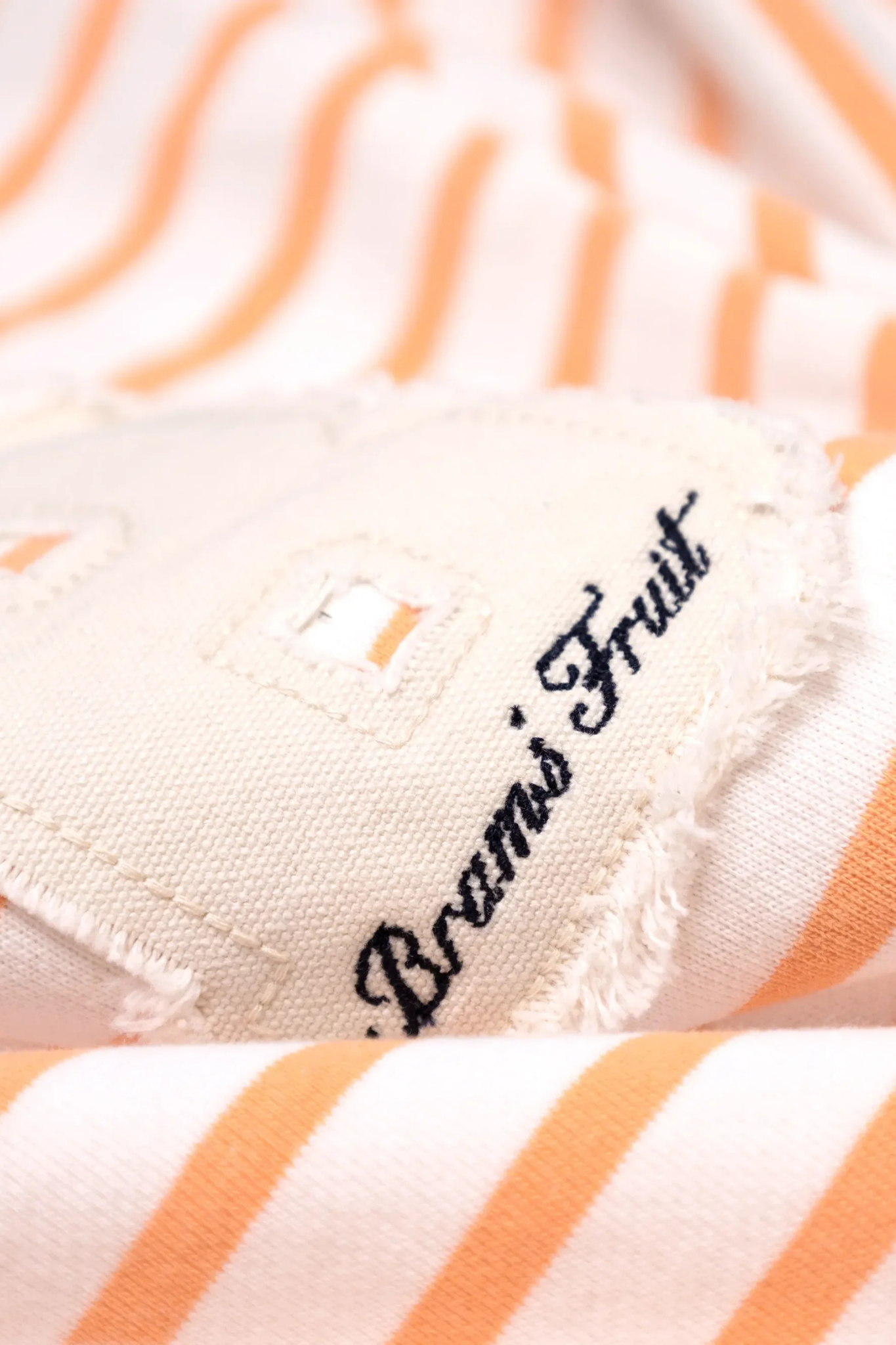 VARSITY STRIPED LONGSLEEVE - ORANGE