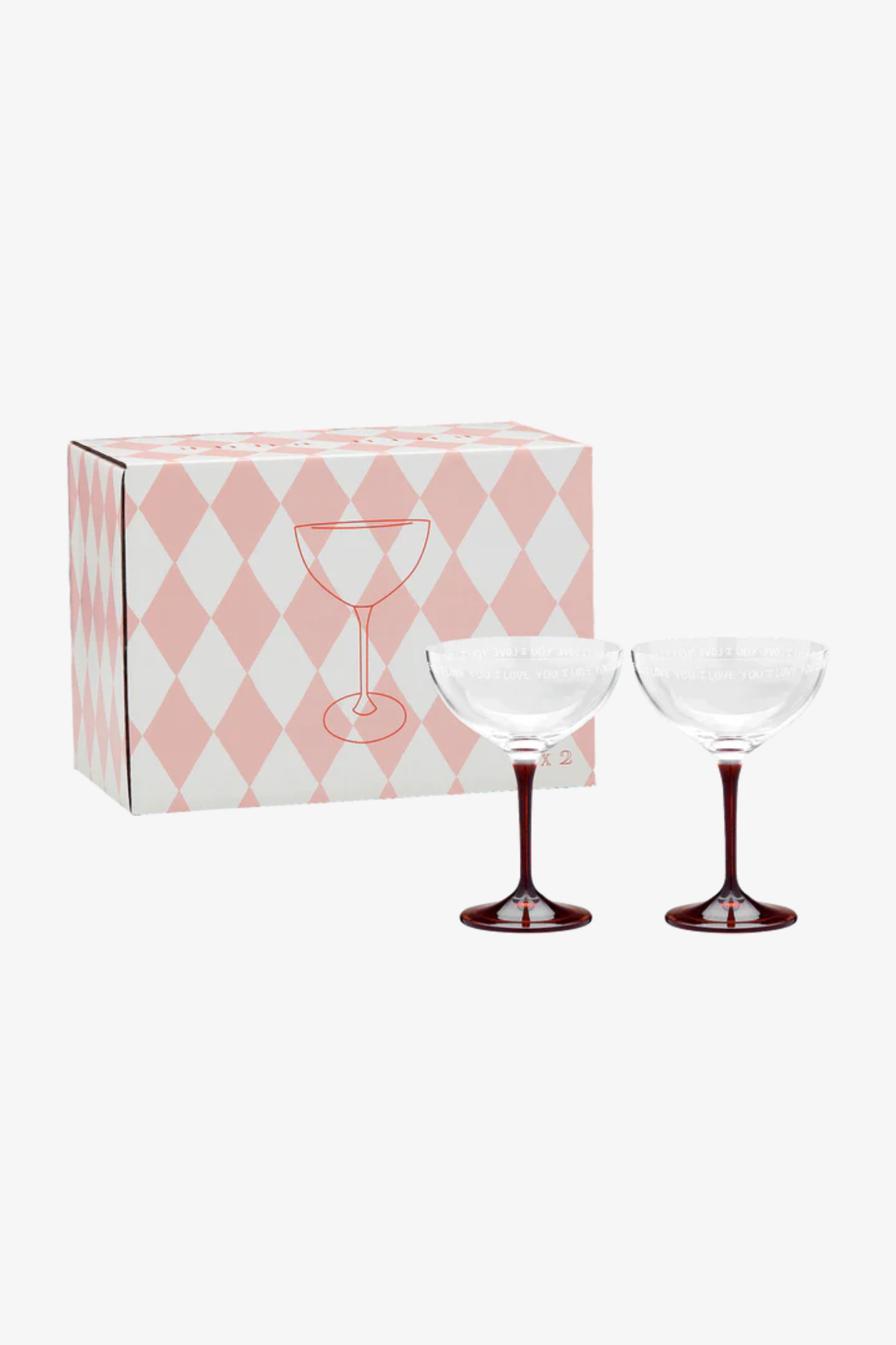 I LOVE YOU CHAMPAGNE GLASS