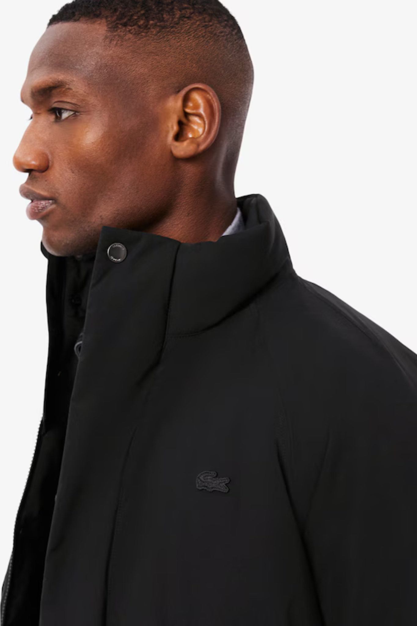 WATER-REPELLENT PADDED JACKET - BLACK