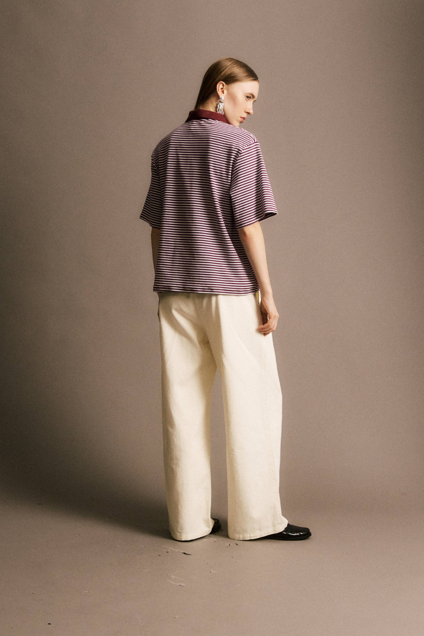 NORBERT POLOSHIRT - BORDEAUX