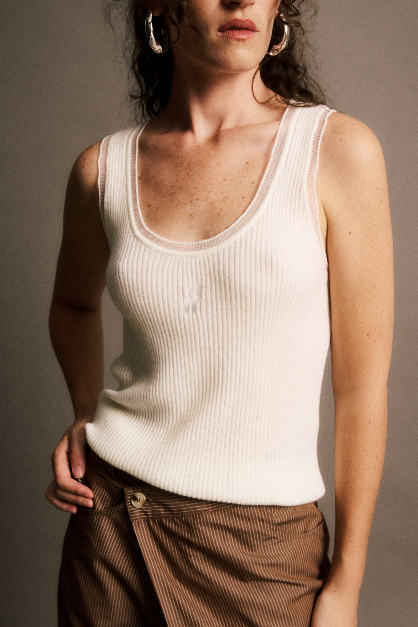 BERENGER TOP - CREME