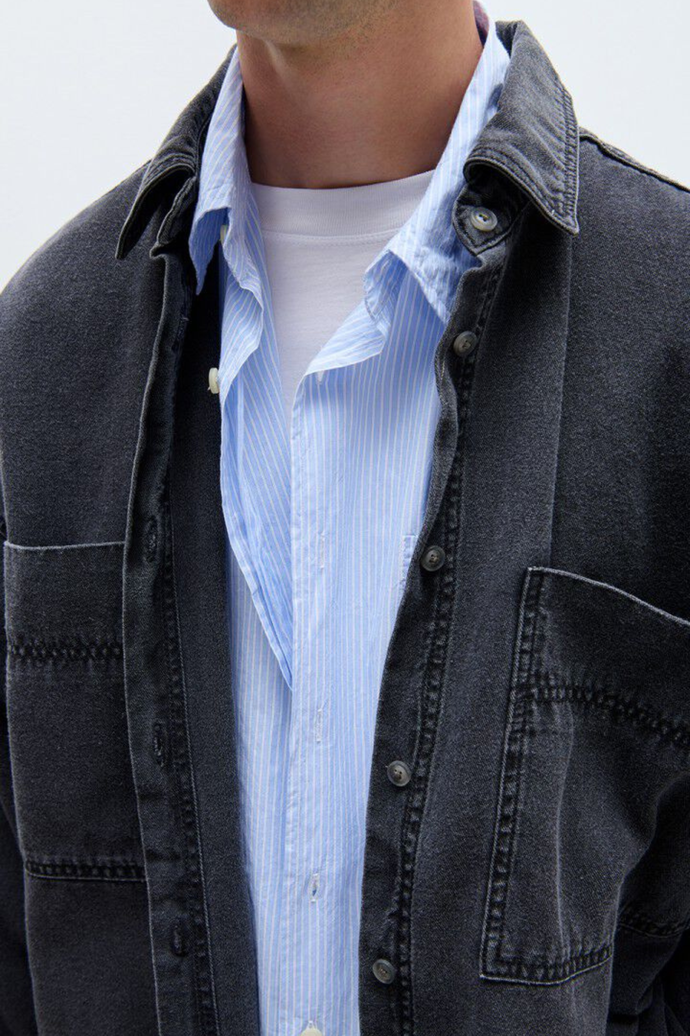 JAZY SHIRT MEN - BLACK