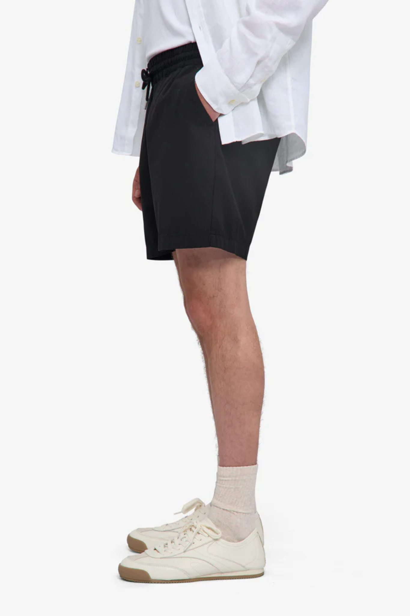 ORGANIC TWILL SHORTS - DEEP BLACK