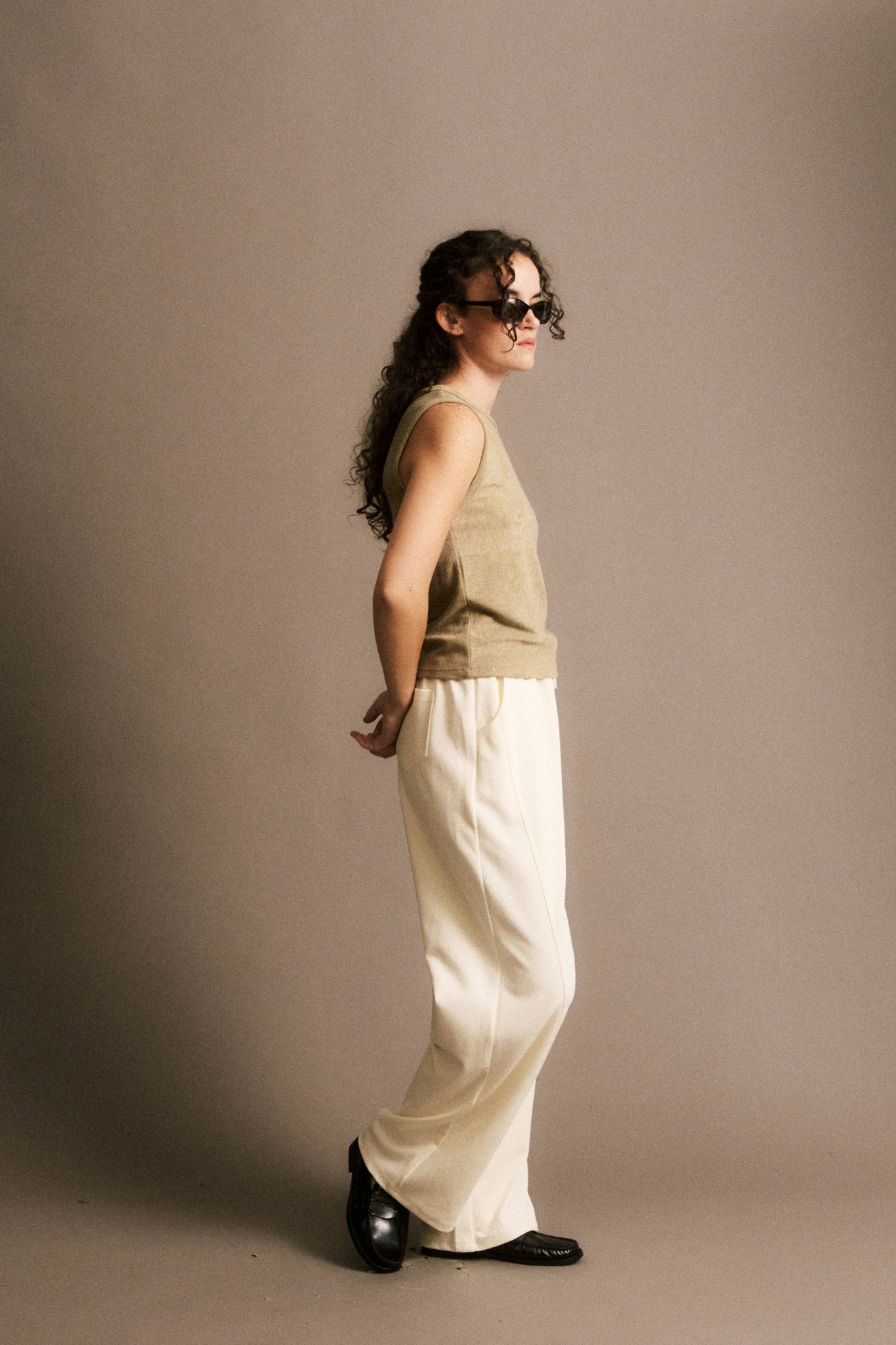 GEORGES TOP - BEIGE