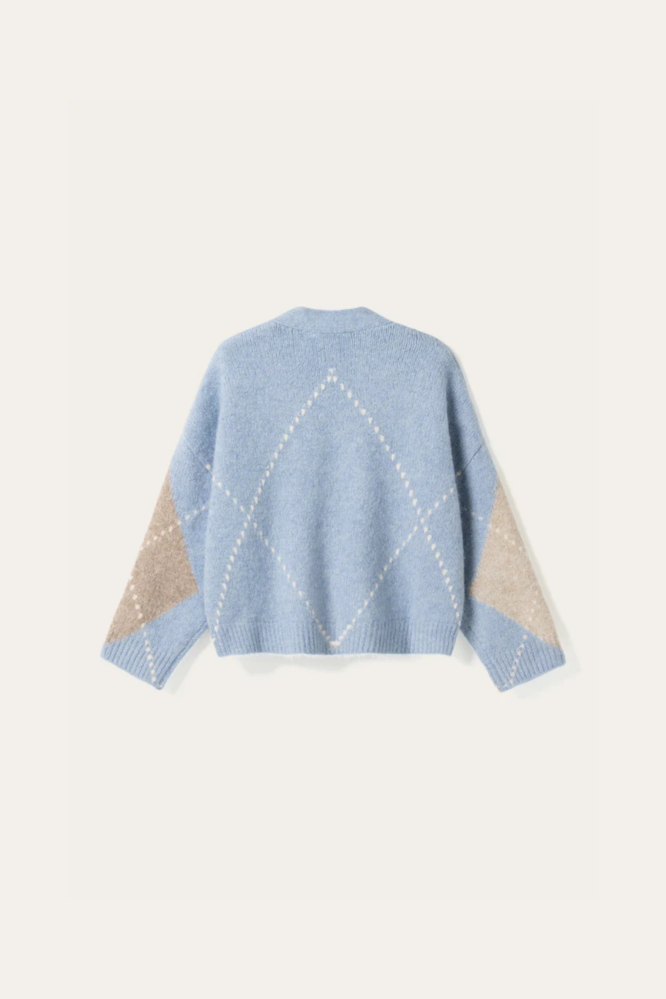 LAIANA KNIT CARDIGAN - SKY BLUE MIX
