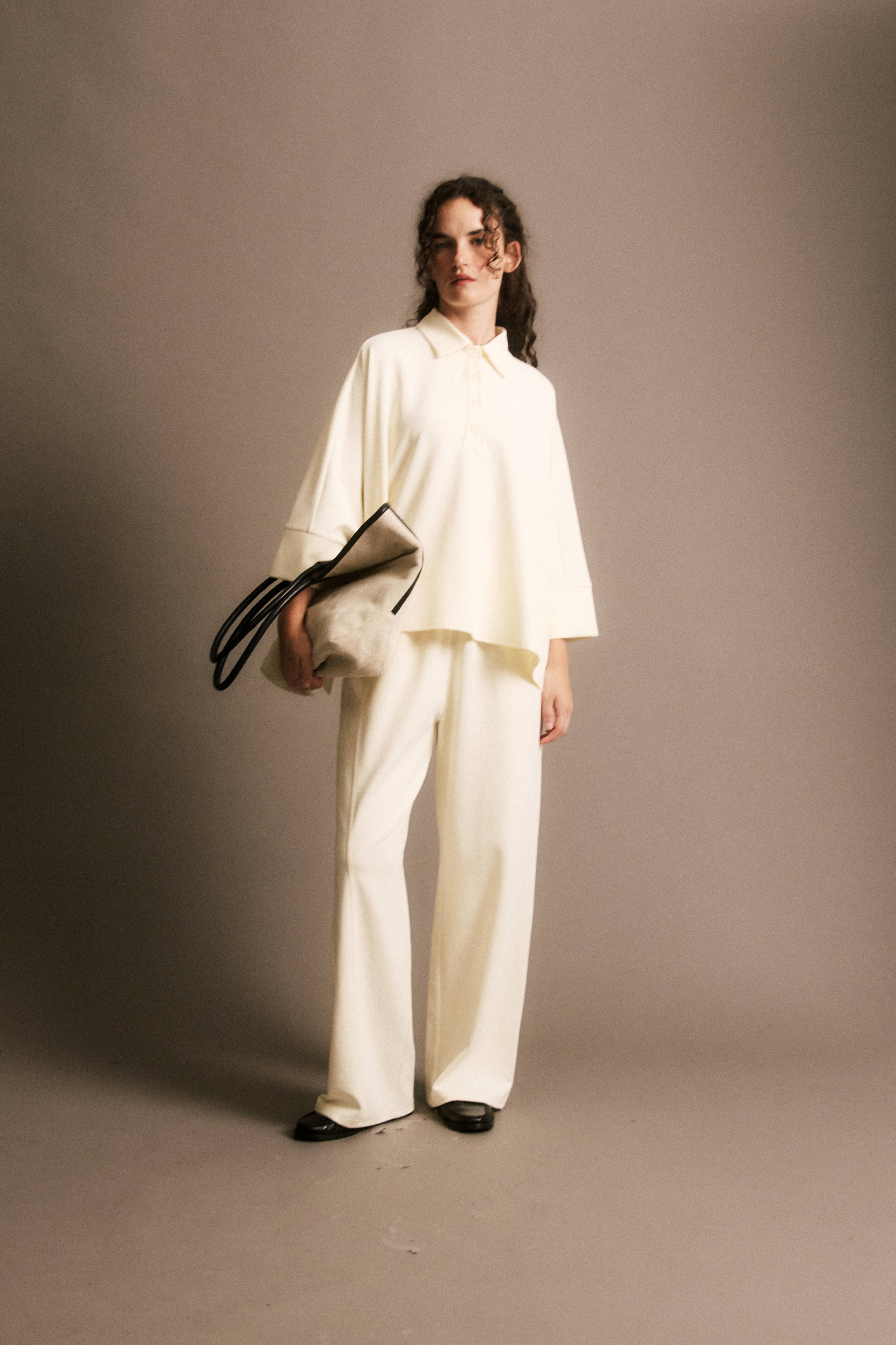 TONY POLOSHIRT - CREME
