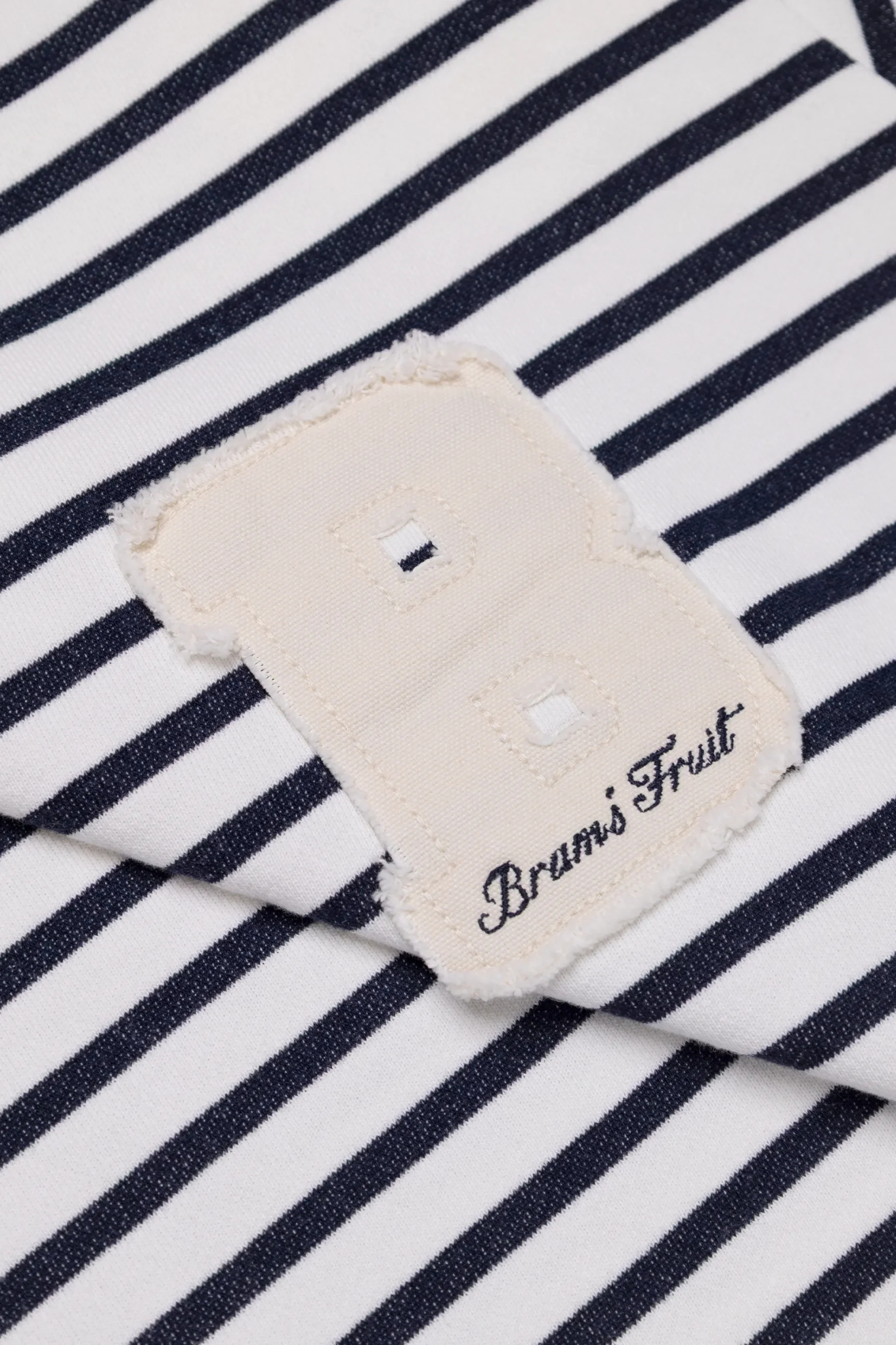VARSITY STRIPED T-SHIRT - NAVY