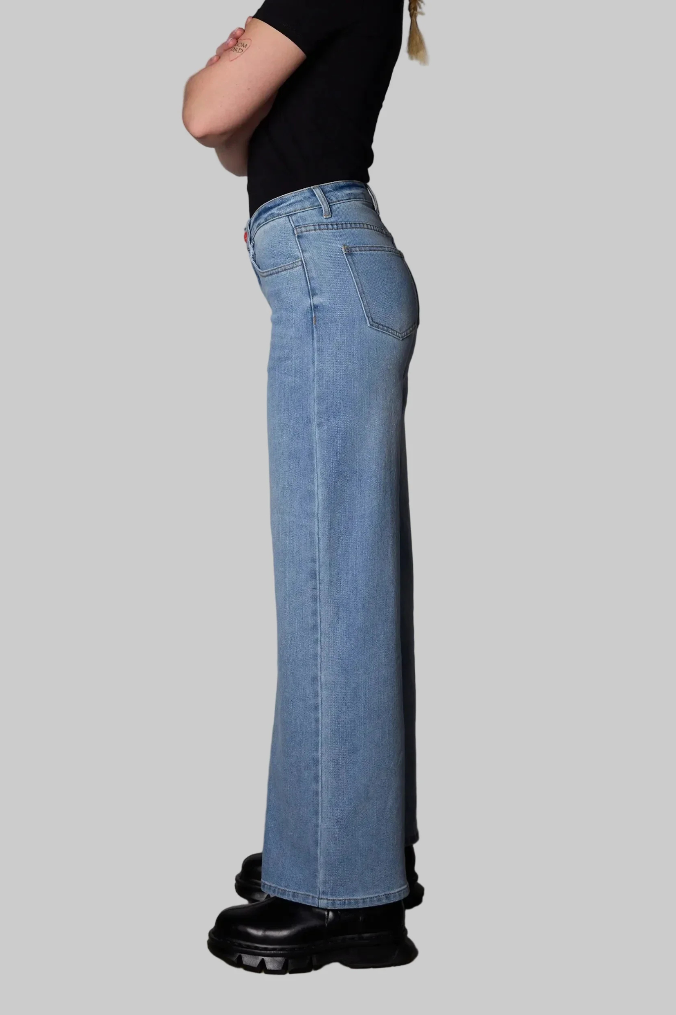 WIDE JEANS - BLUE LAKE