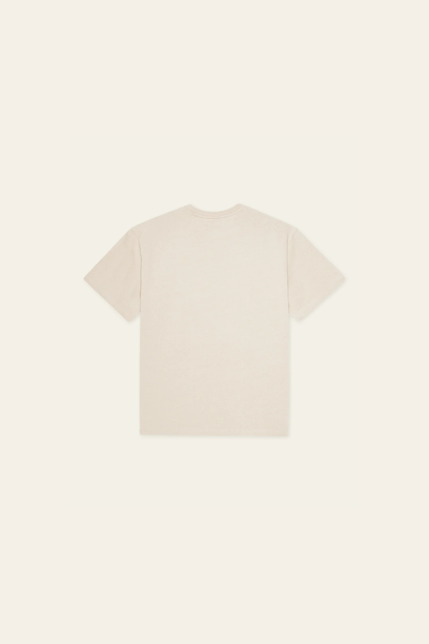 CREW T-SHIRT - LIGHT SAND