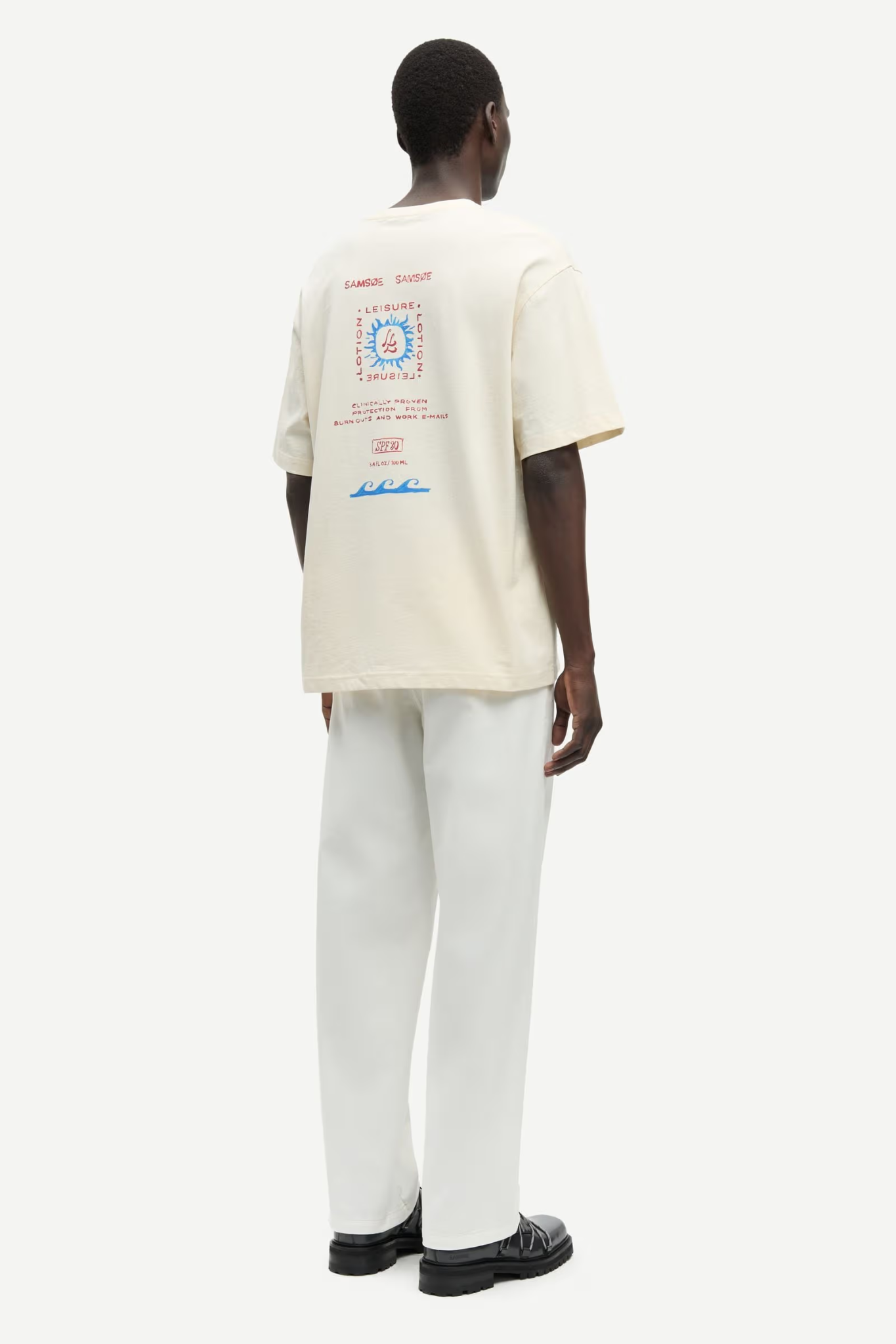 GERGEI T-SHIRT - NEUTRAL LEISURE