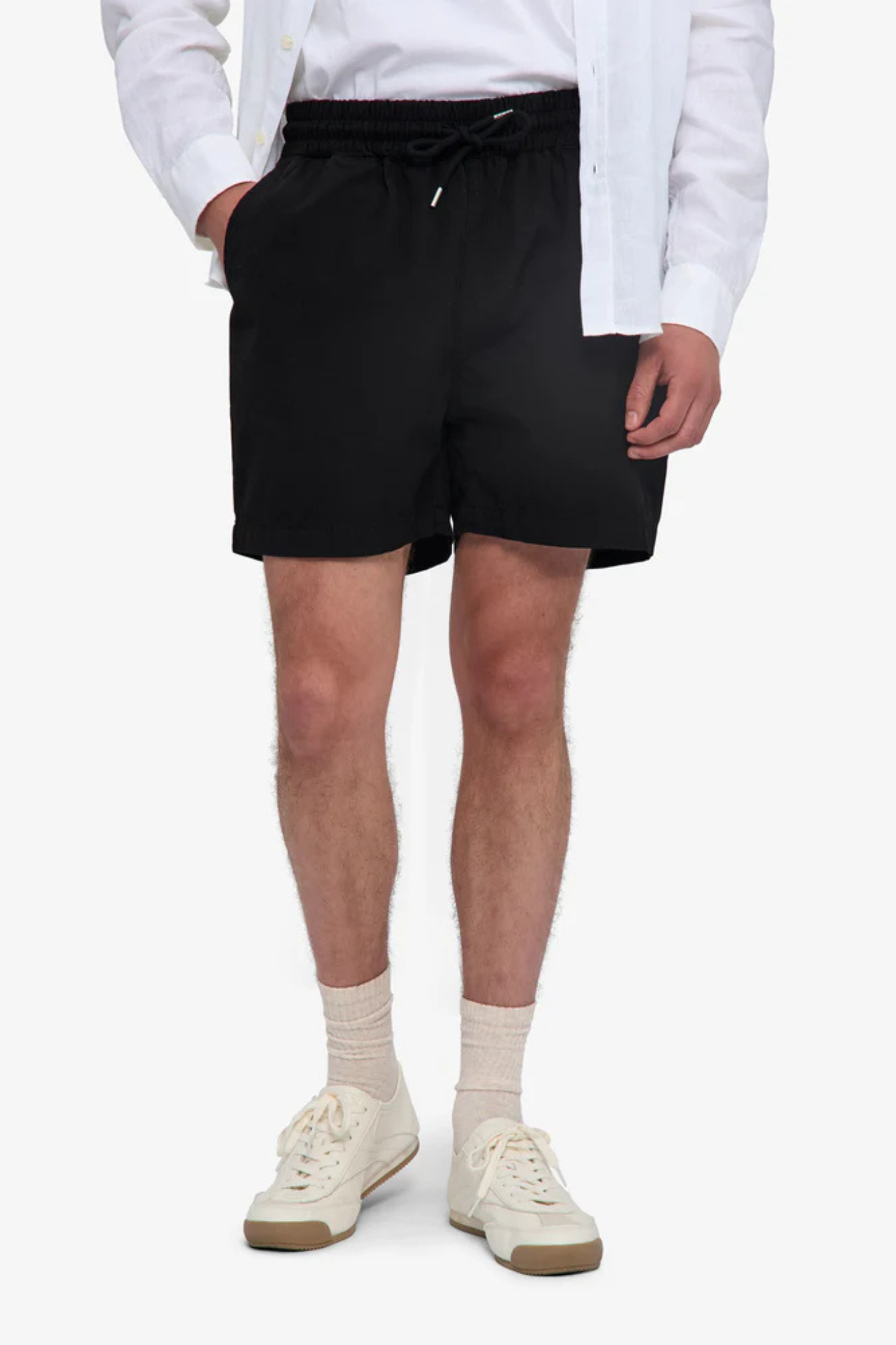 ORGANIC TWILL SHORTS - DEEP BLACK