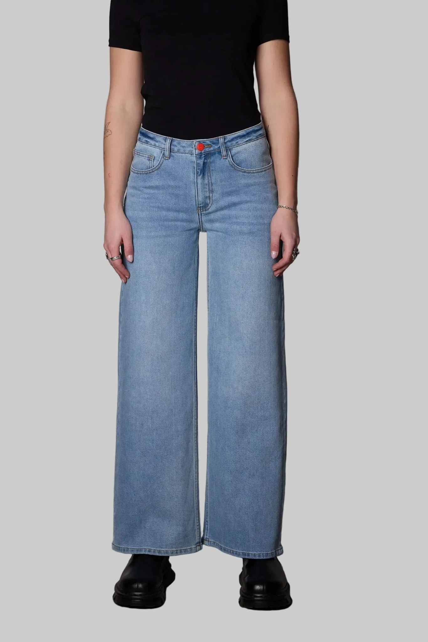 WIDE JEANS - BLUE LAKE