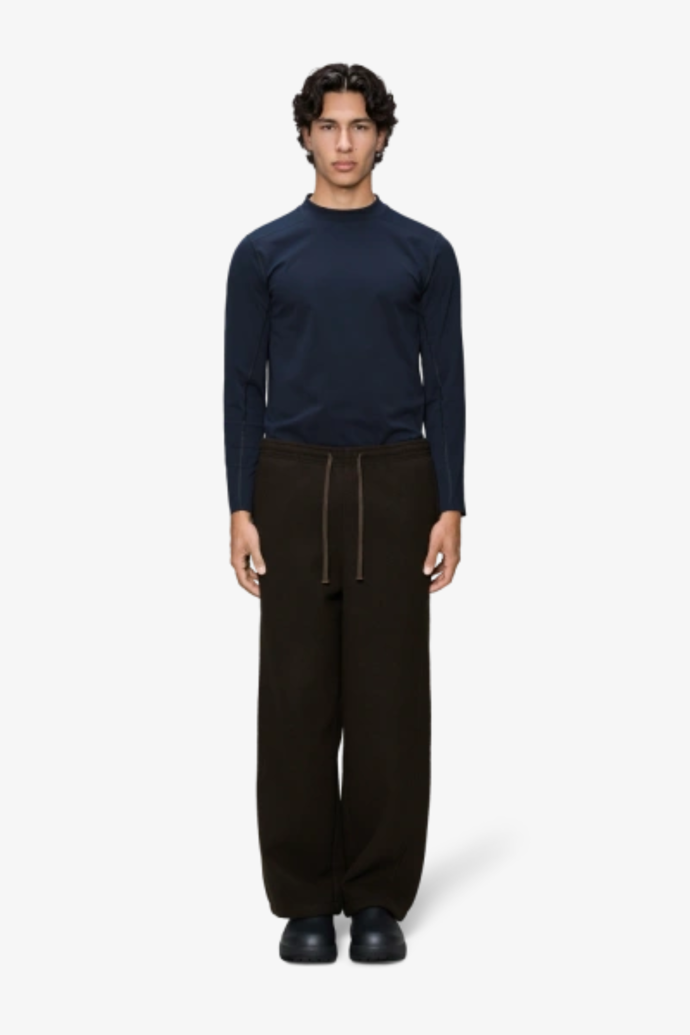 FLEECE PANTS - BARK