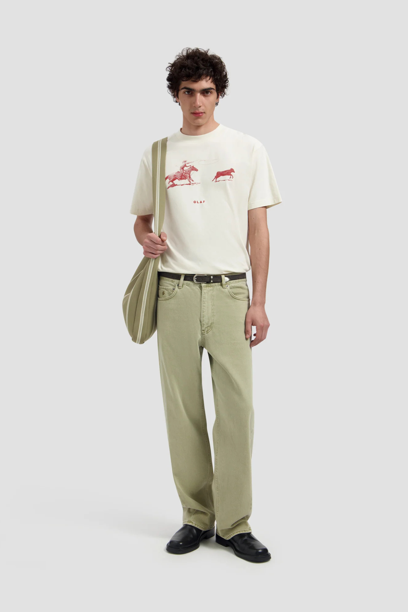 COWBOY BULL T-SHIRT - OFF WHITE