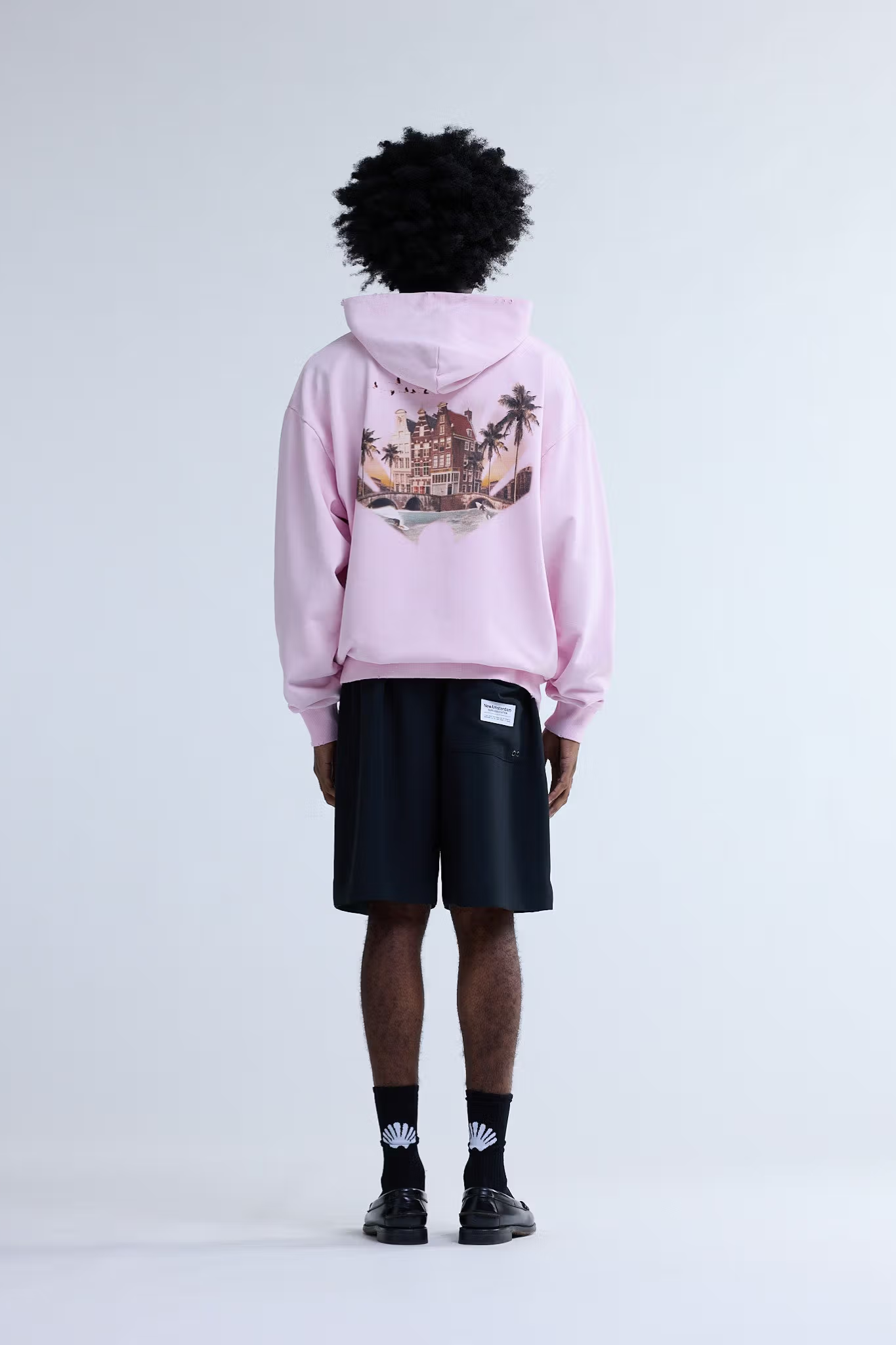 TROPICAL HOODIE - PINK LADY
