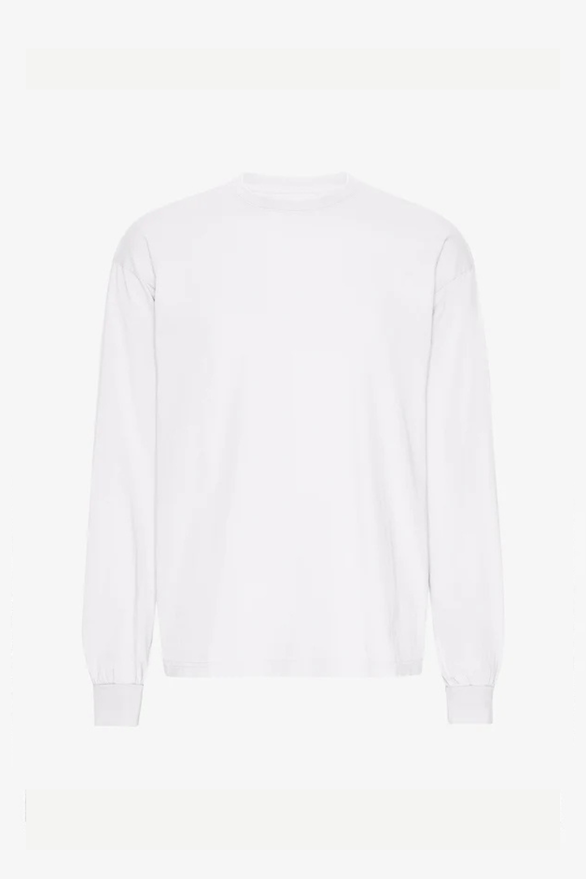 OVERSIZED ORGANIC LS T-SHIRT - OPTICAL WHITE