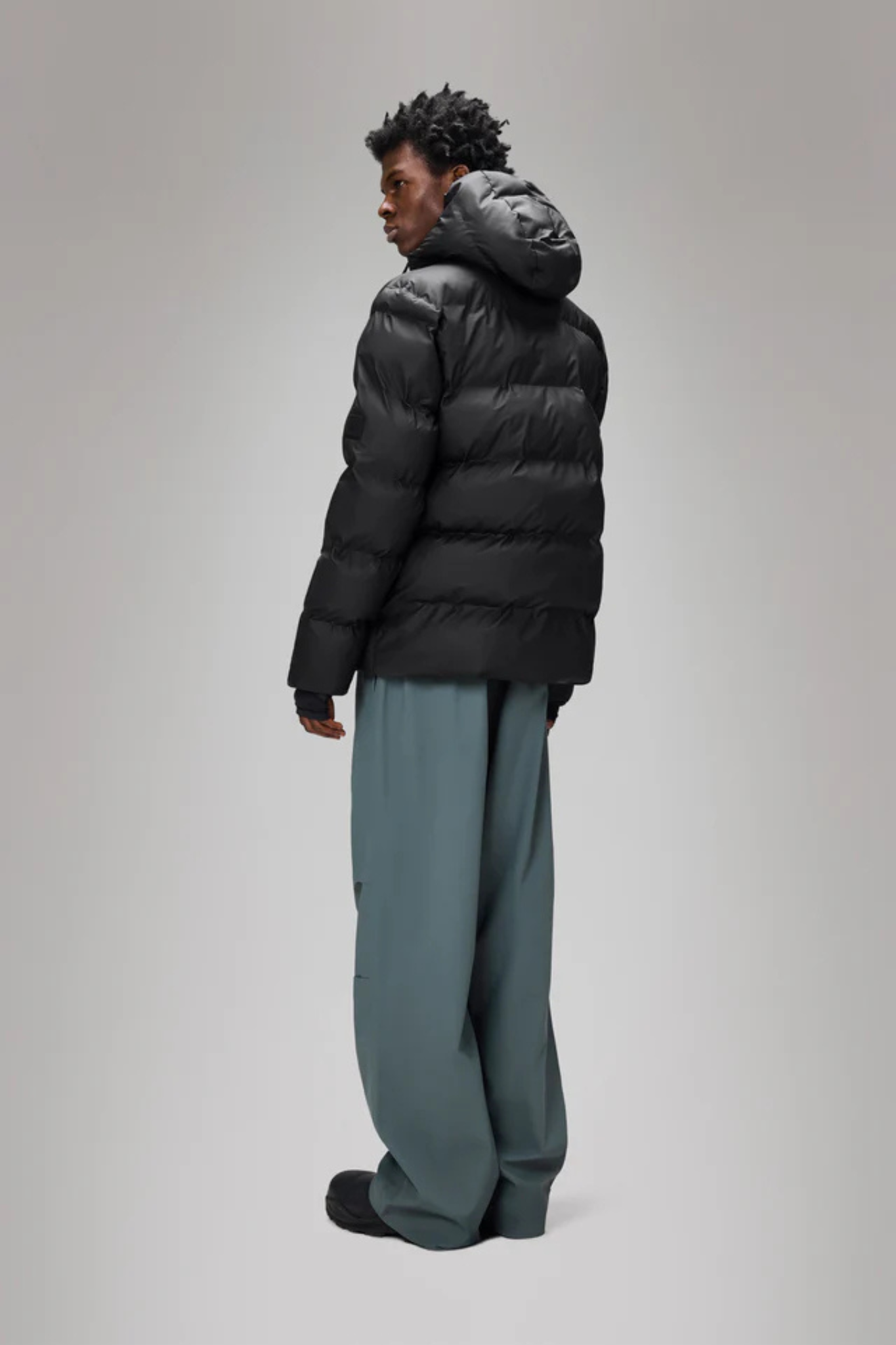 ALTA PUFFER JACKET W3T3 - BLACK GRAIN