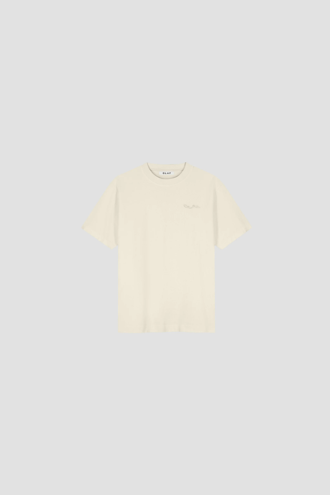 RIPSTOP APPLIQUE RELAXED T-SHIRT - OFF WHITE