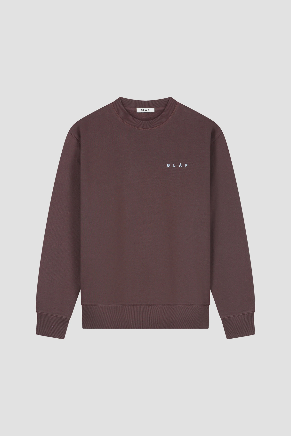 LASSO FACE CREWNECK - CHOCOLATE PLUM