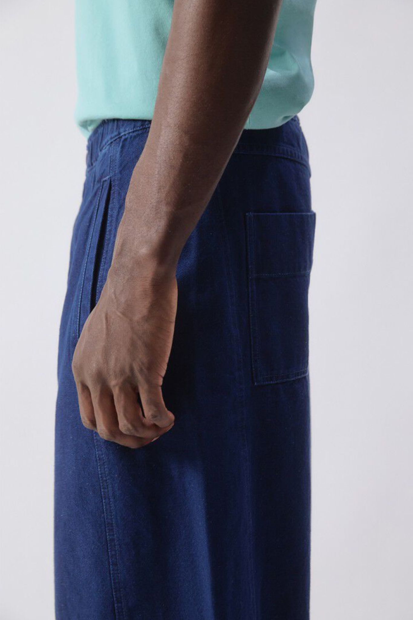 COMOW PANTS - RAW BLUE