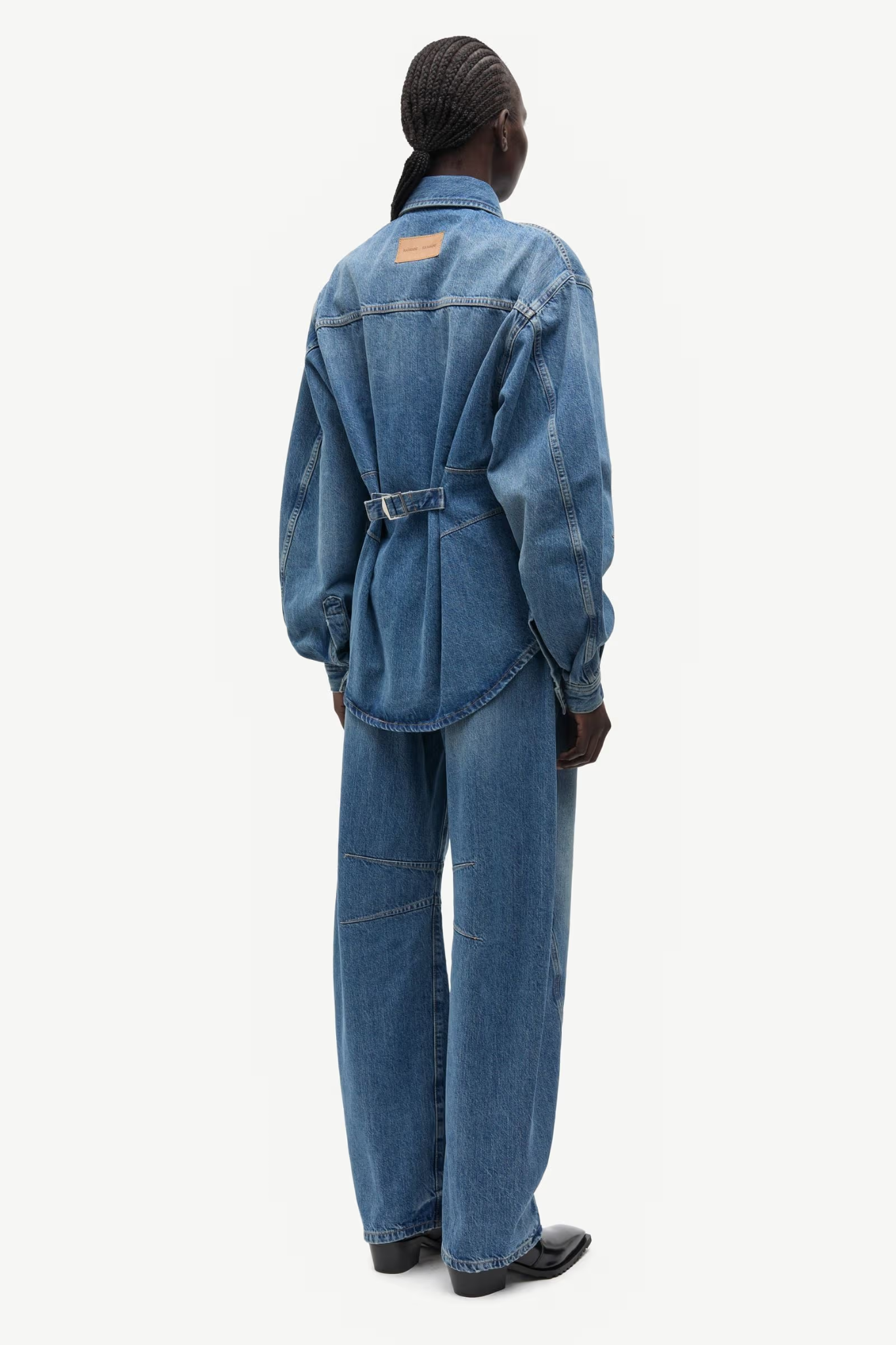 HARP SEAM SHIRT - SEPHIA BLUE