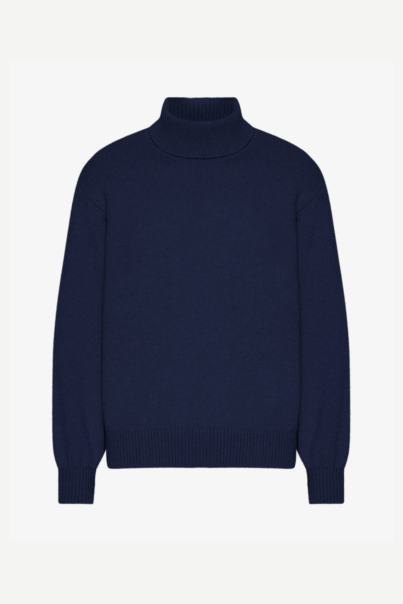 MERINO WOOL TURTLENCK - MARINE BLUE