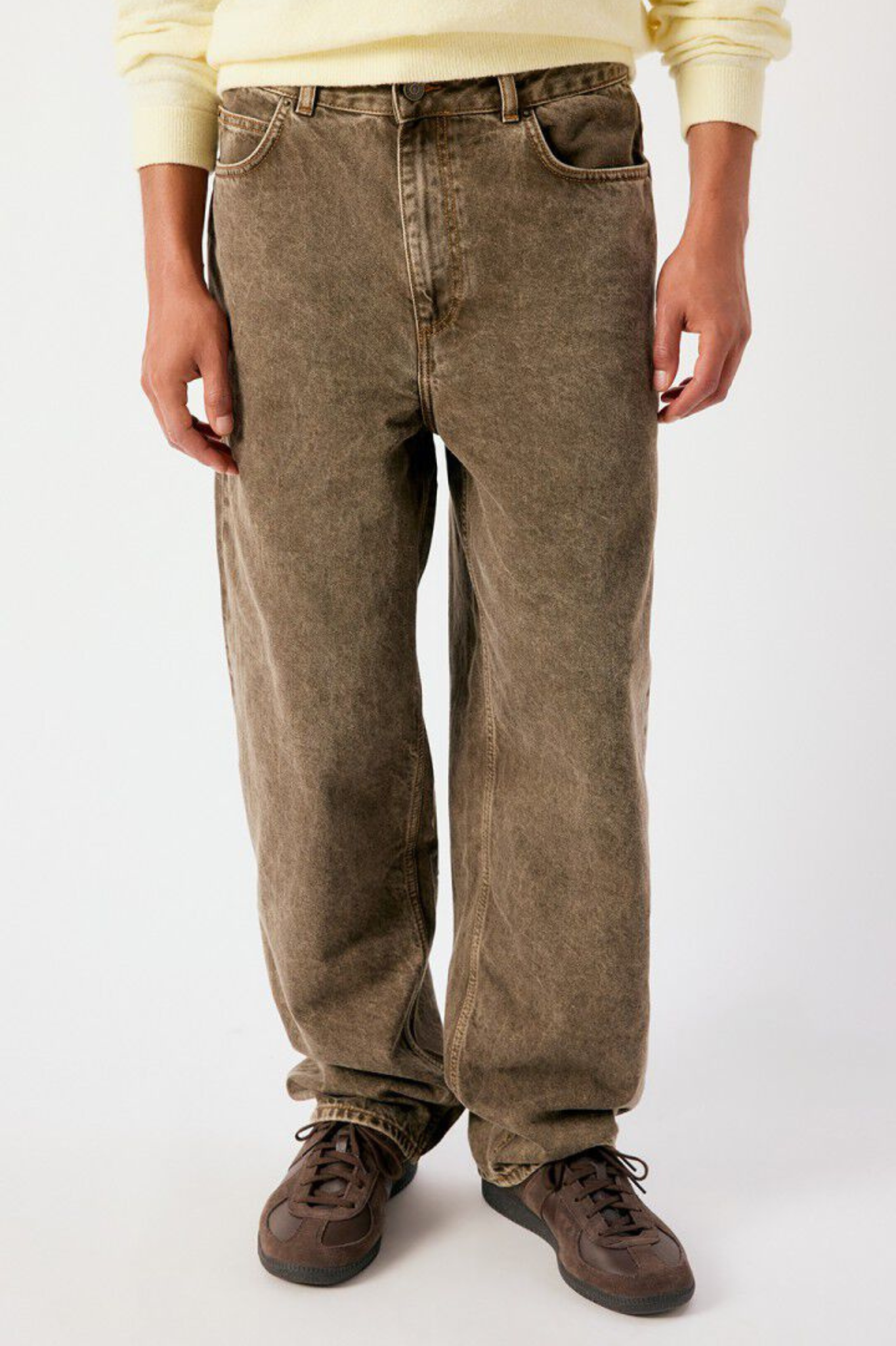 OSHOW JEANS MEN - STONE BROWN