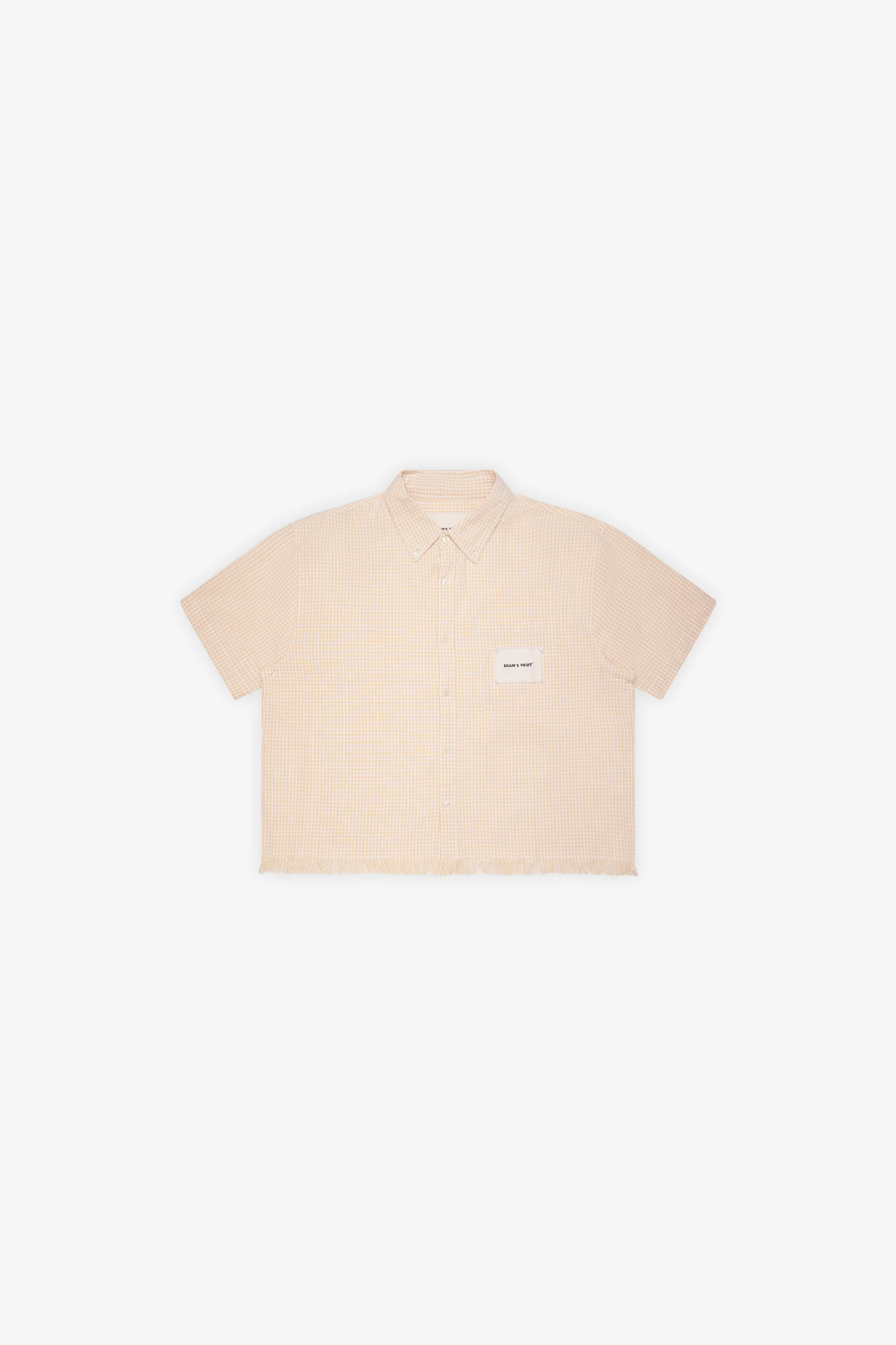DISTRESSED FARMER'S SHIRT - ORANGE