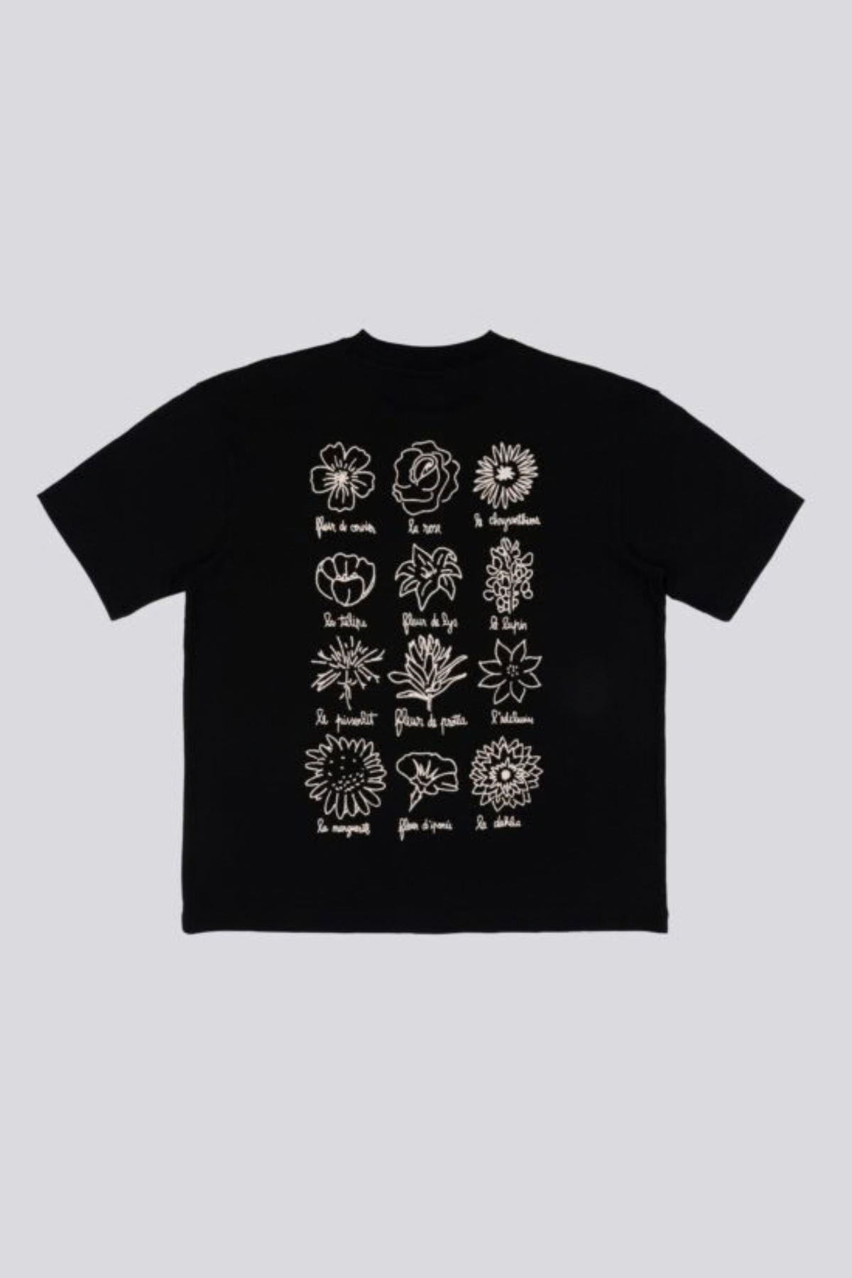 LE FLEURISTE T-SHIRT - BLACK