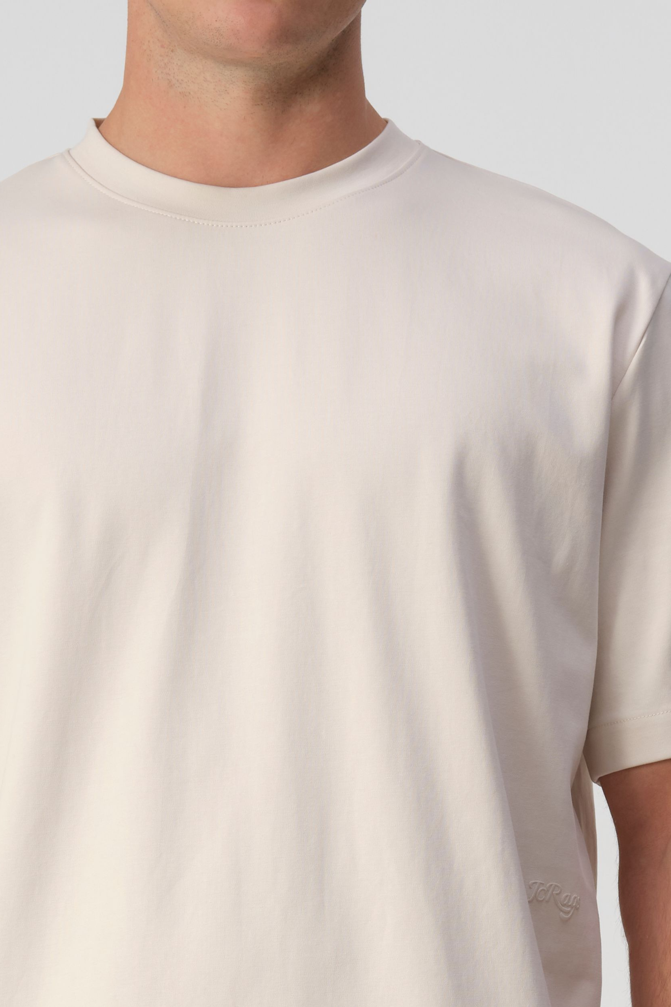 RUBEN T-SHIRT - CRYSTAL GREY BEIGE