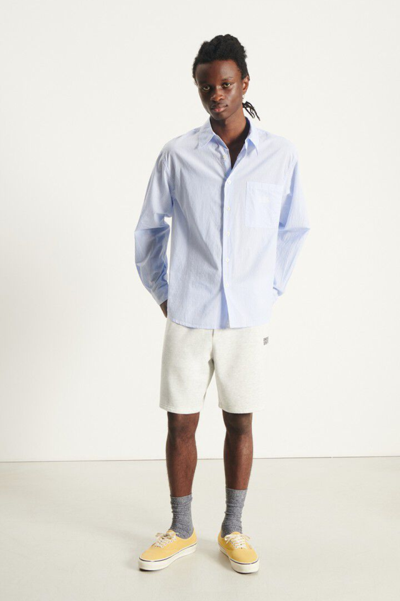 ELUABIRD SHIRT - BLUE STRIPES