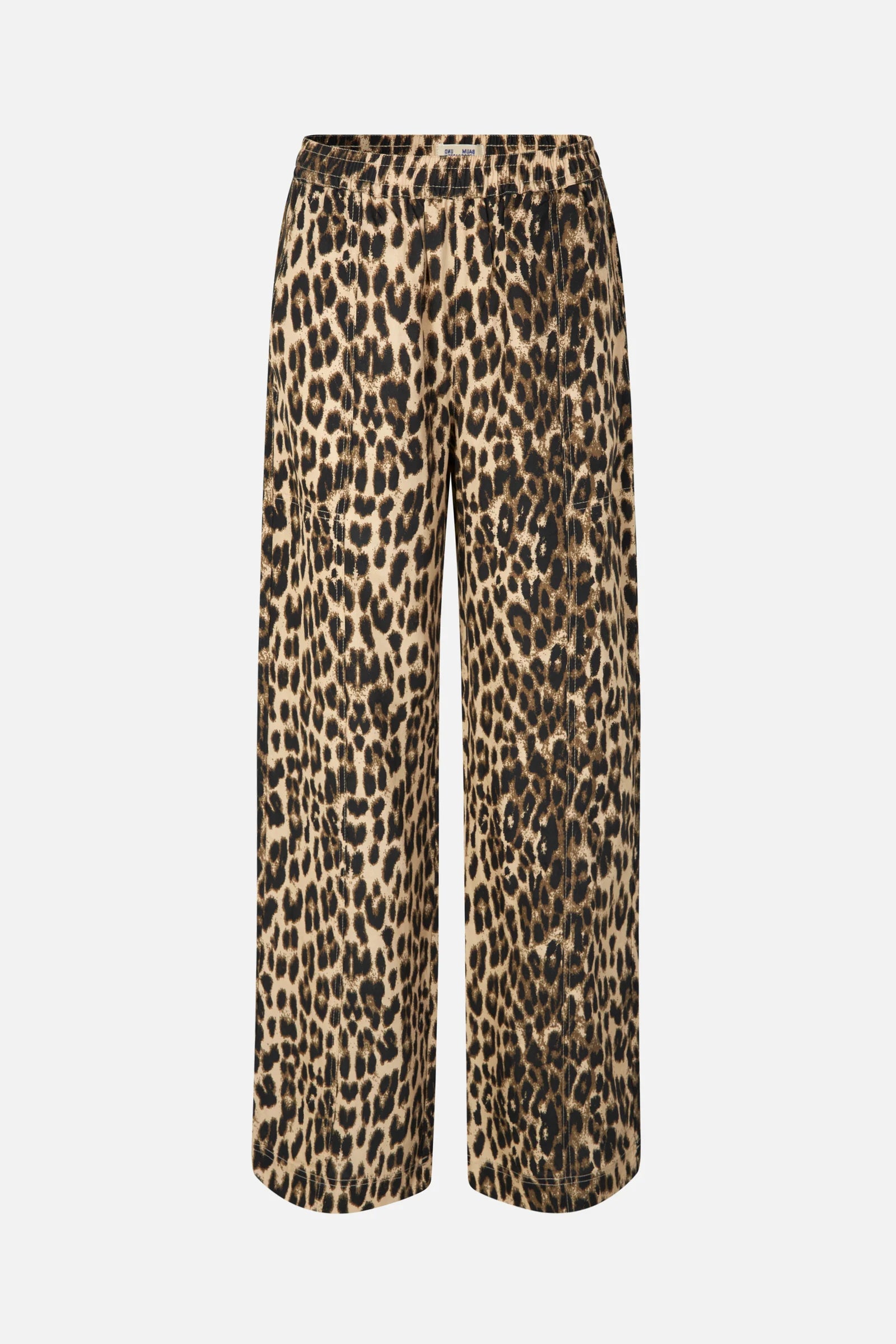 NALANA PANTS - BROWN BAUM LEOPARD