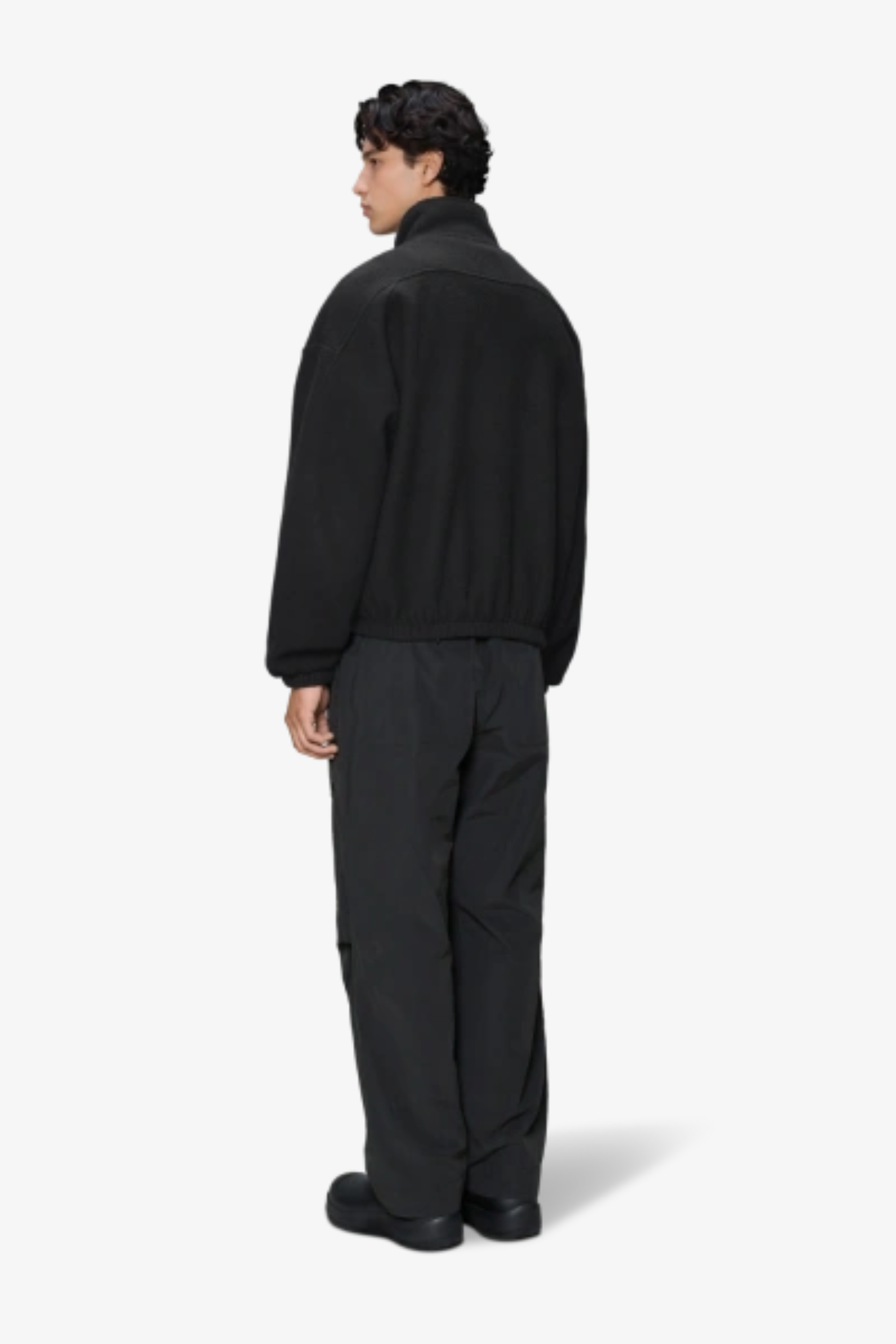 FLEECE ZIP JACKET - BARK