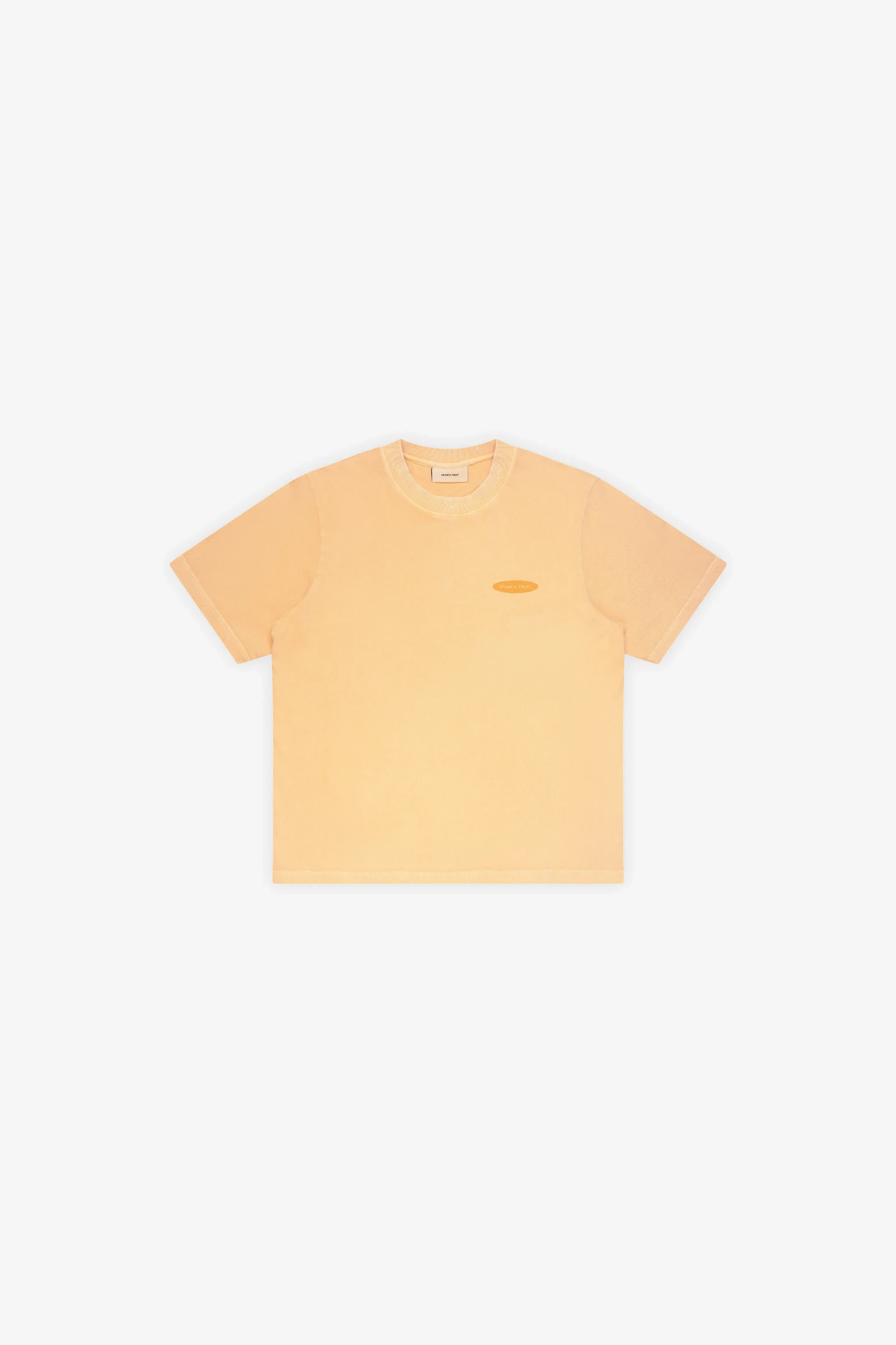 FUCK OFF T-SHIRT DISTRESSED - WASHED ORANGE