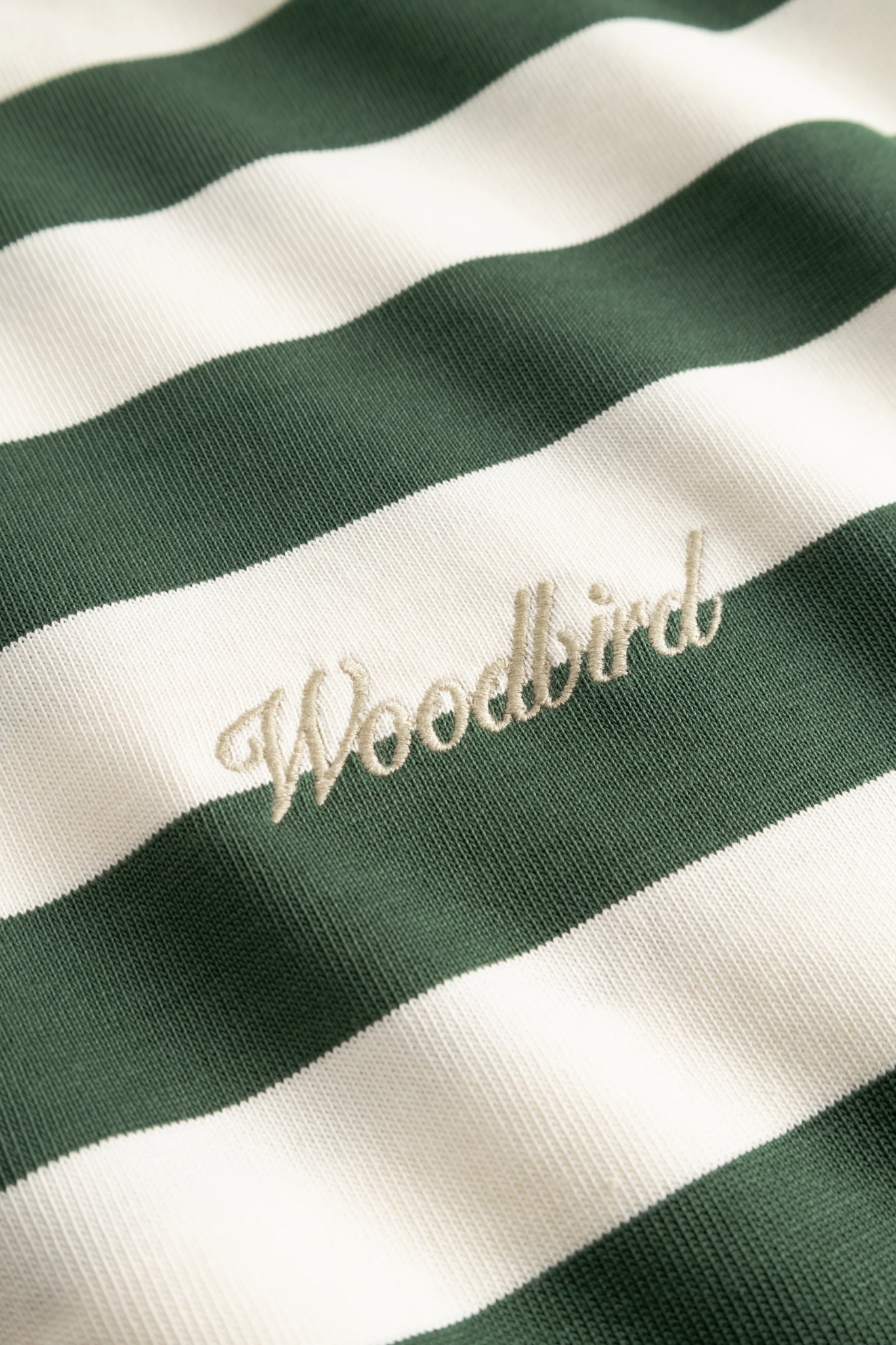BEAM STRIPE T-SHIRT - PINE GREEN