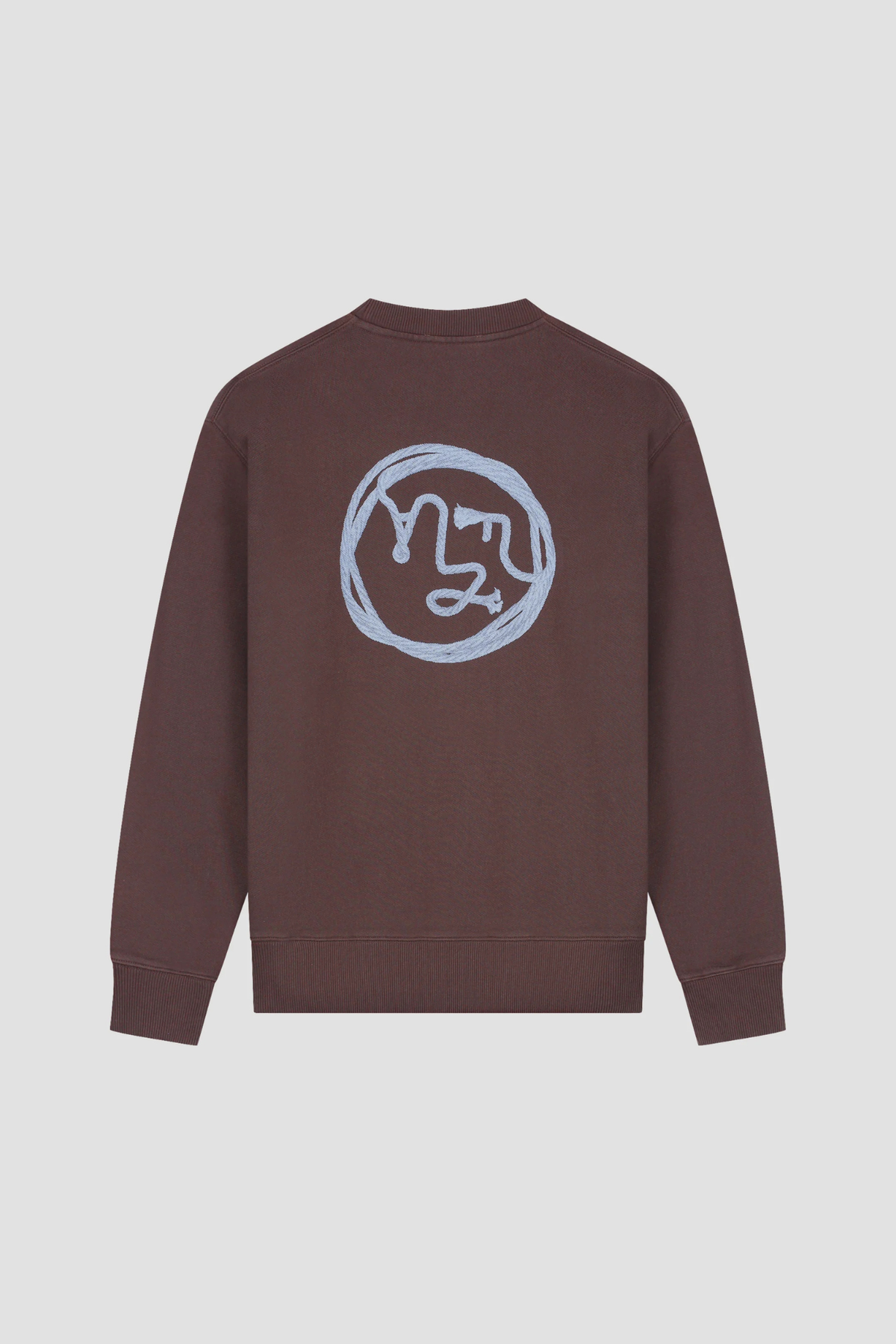 LASSO FACE CREWNECK - CHOCOLATE PLUM