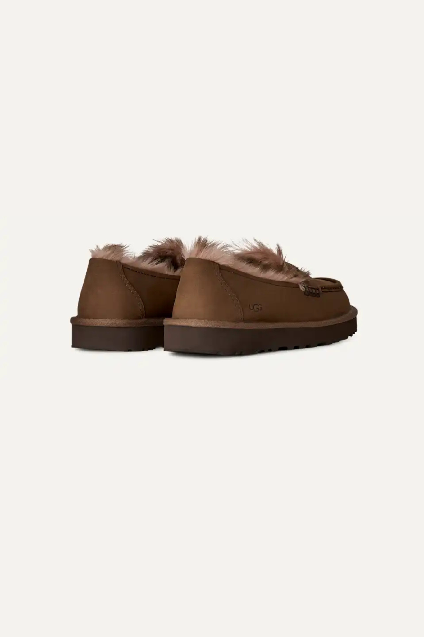 ELLIS NUBUCK LOAFER WOMEN SHOES - DARK CHESTNUT